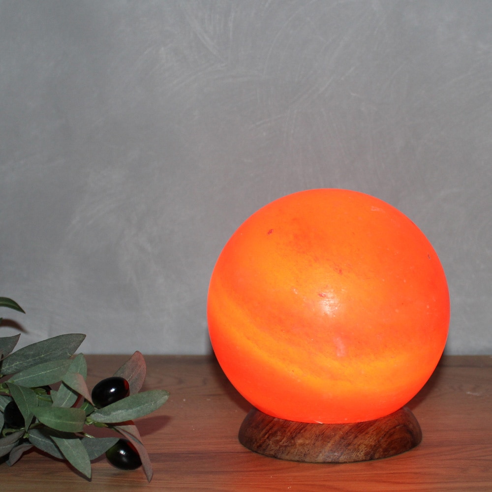 HIMALAYA SALT DREAMS Salzkristall-Tischlampe »USB-Ball«, Handgefertigt aus  Salzkristall - jeder Stein ein Unikat kaufen | BAUR