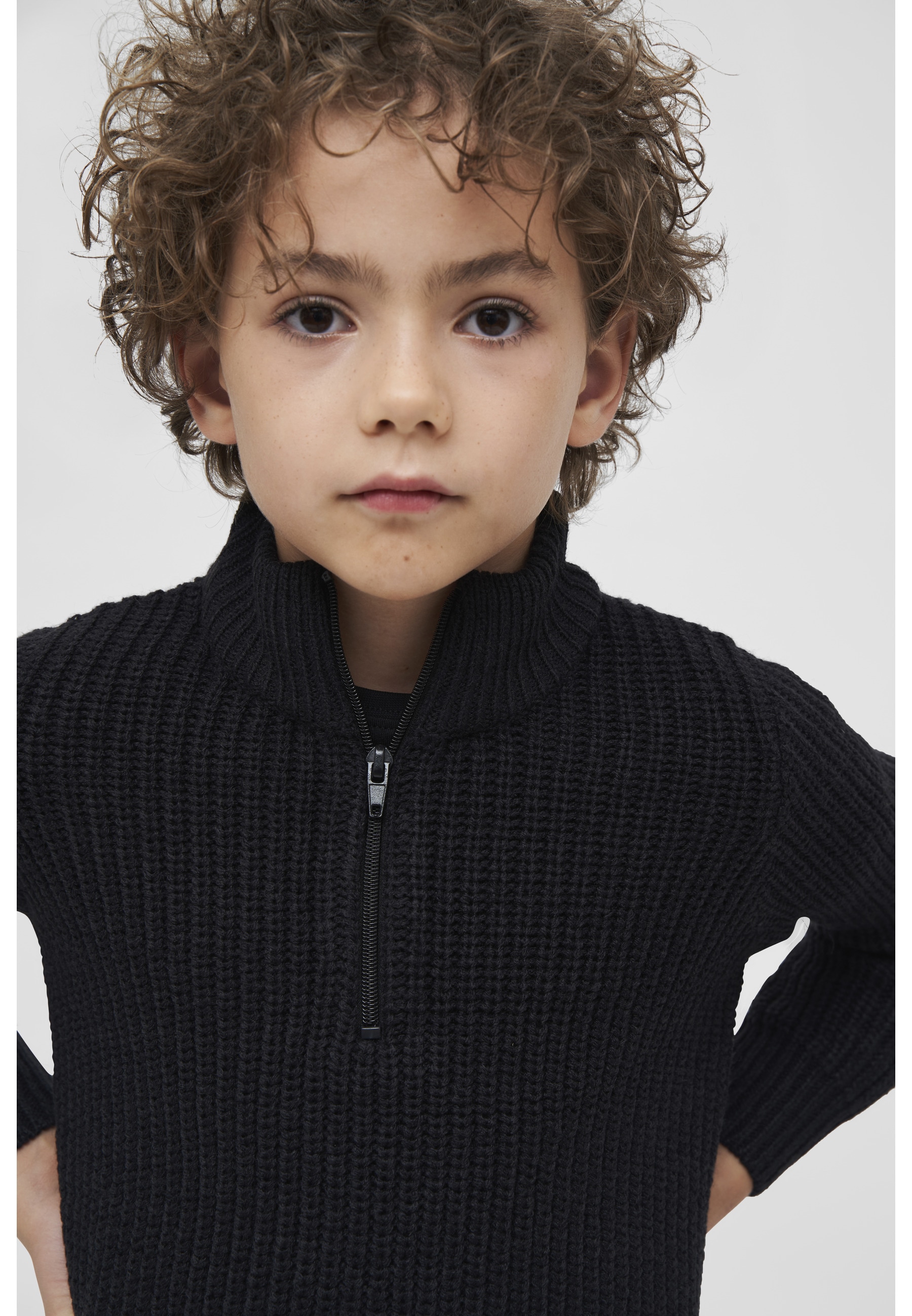 Brandit Rundhalspullover »Brandit Unisex Kids Marine Troyer Pullover« 1 Stk.