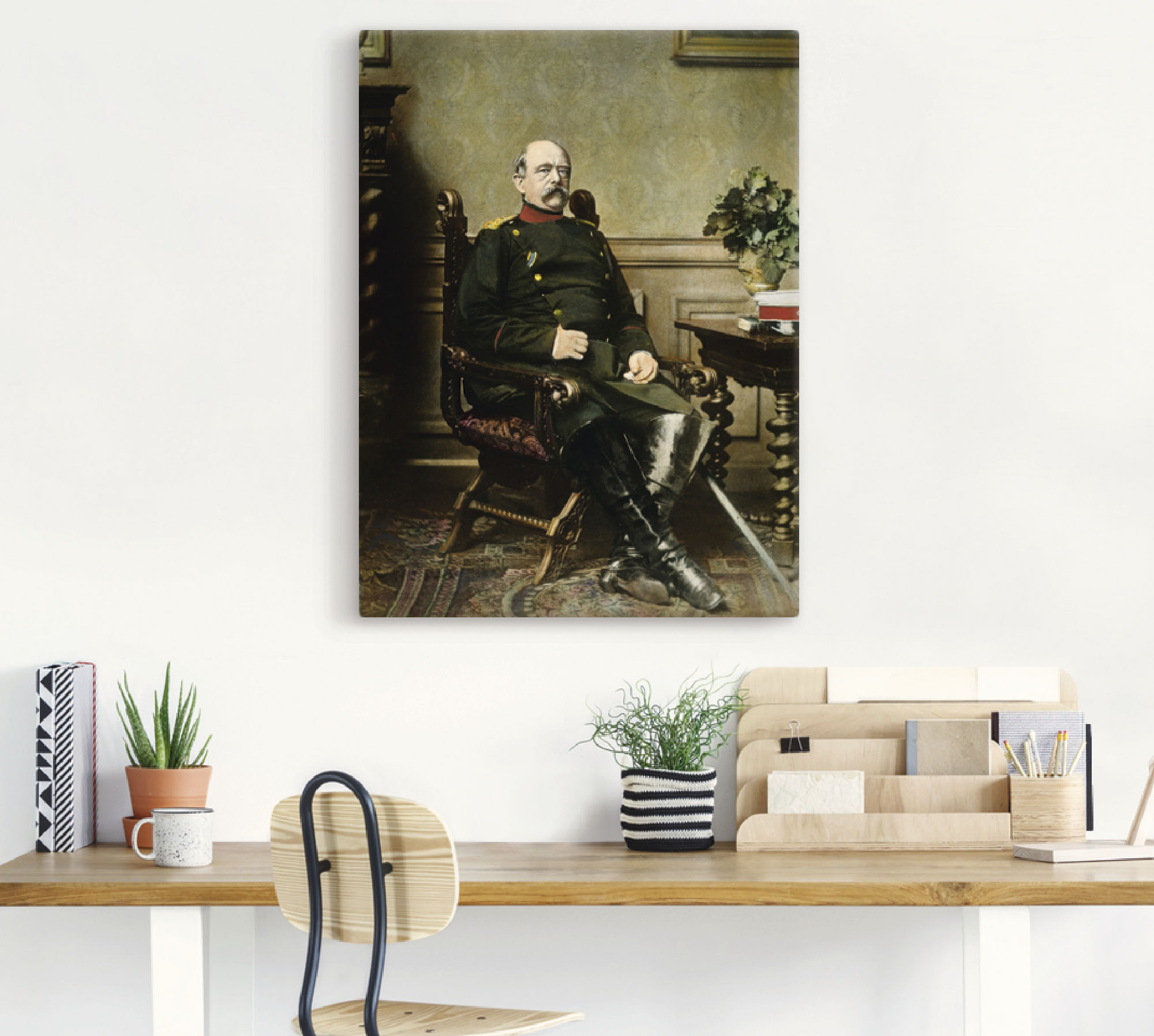 Thumbnail - Artland Wandbild "Otto von Bismarck", Menschen, (1 St.), als Leinwandbild, Poster in verschied. Größen