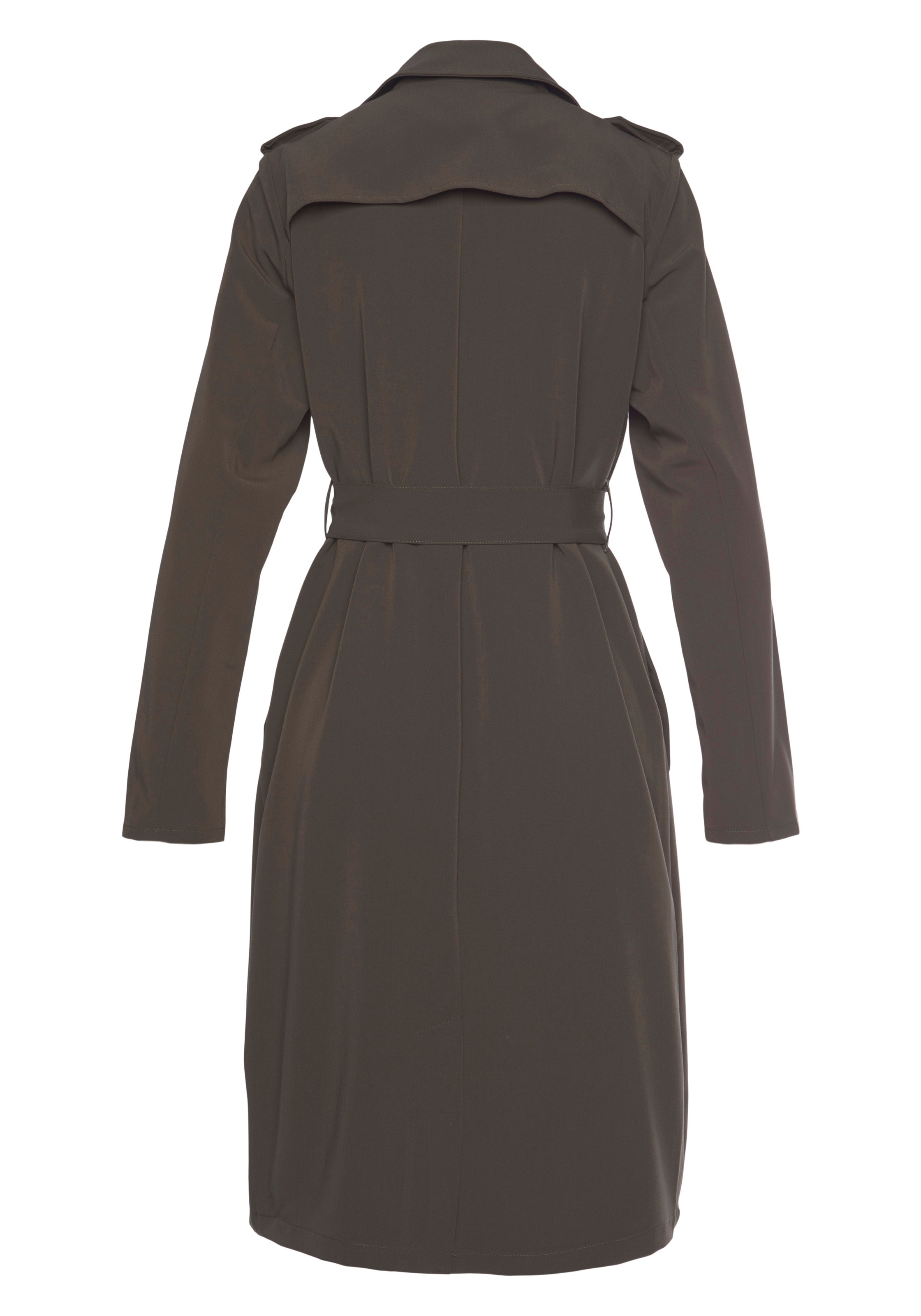 LASCANA Trenchcoat, (mit Bindegürtel), mit Gürtel zum Regulieren