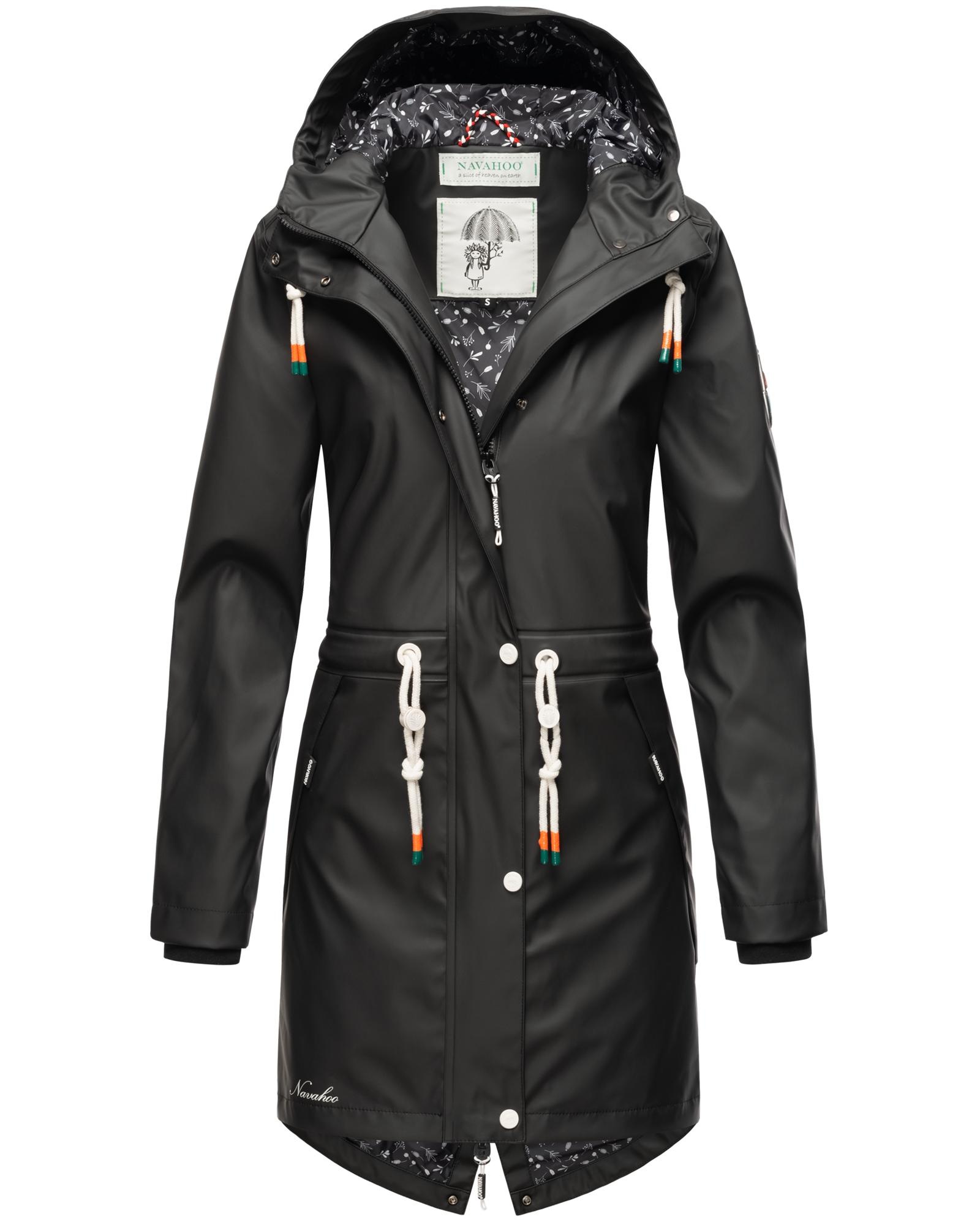 Navahoo Regenjacke "Tropical Stormoo", mit Kapuze, modischer Damen Outdoor Regenmantel