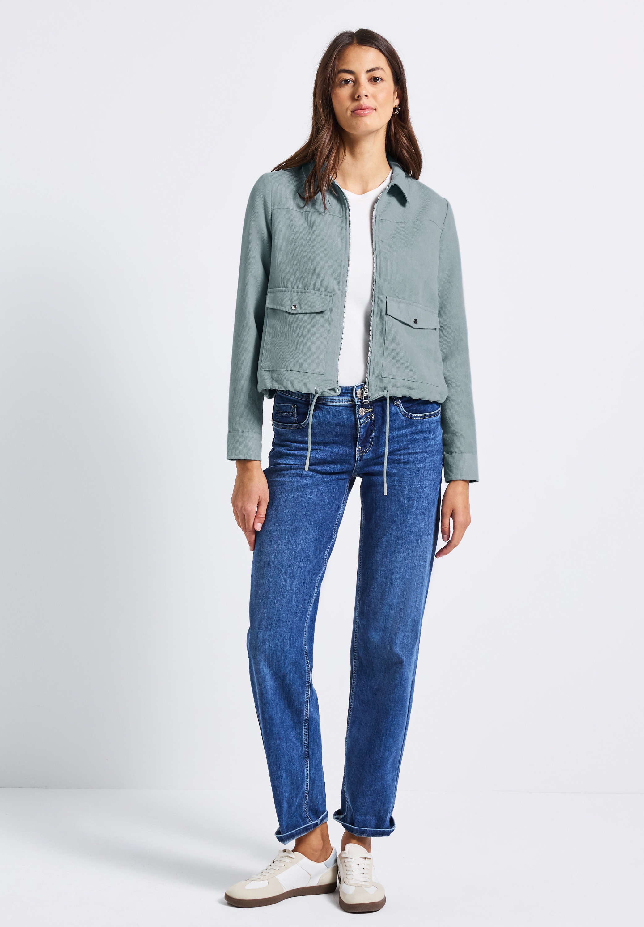 Thumbnail - STREET ONE Kurzjacke ohne Kapuze in Cord-Optik