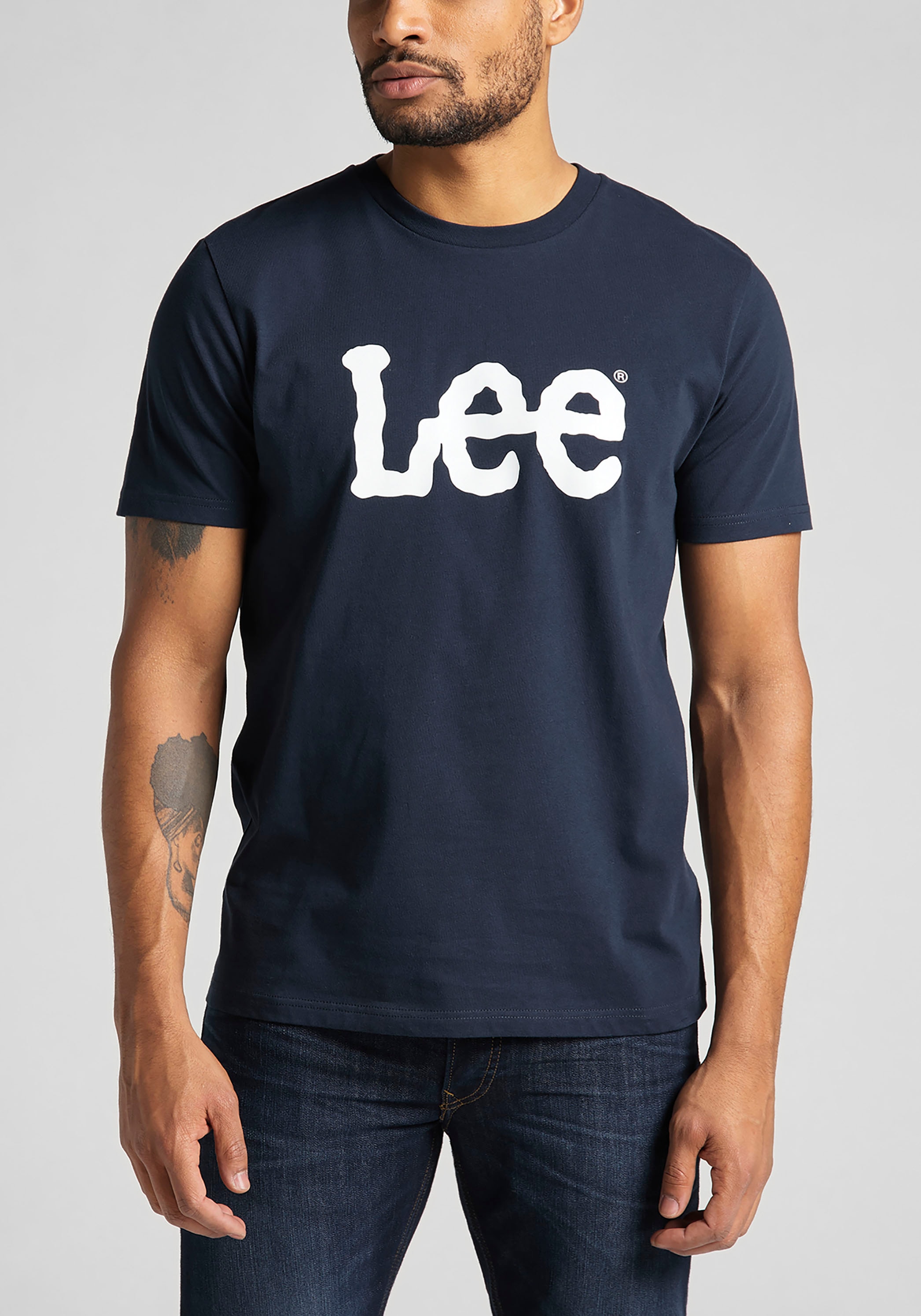 Lee® T-Shirt »Wobbly LOGO TEE«