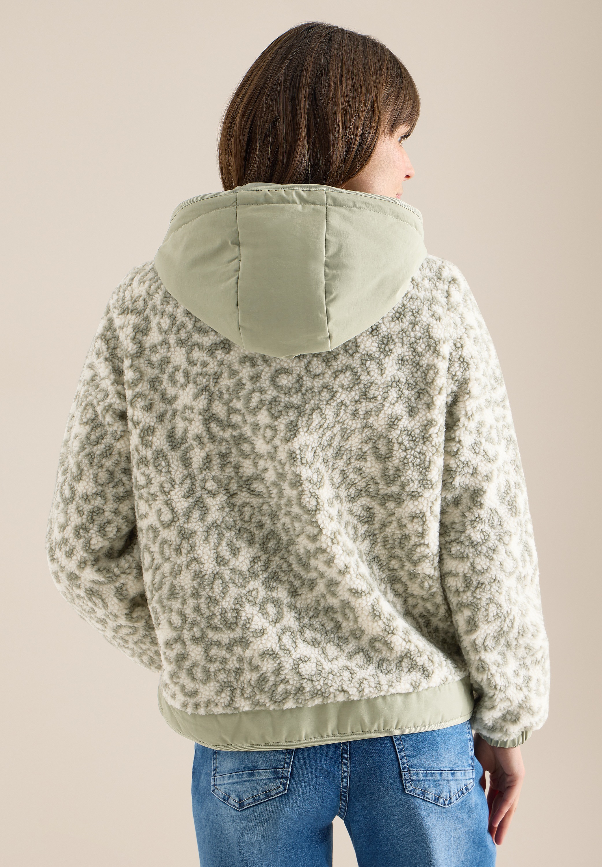 Cecil Fellimitatjacke mit Kapuze mit Kapuze günstig online kaufen