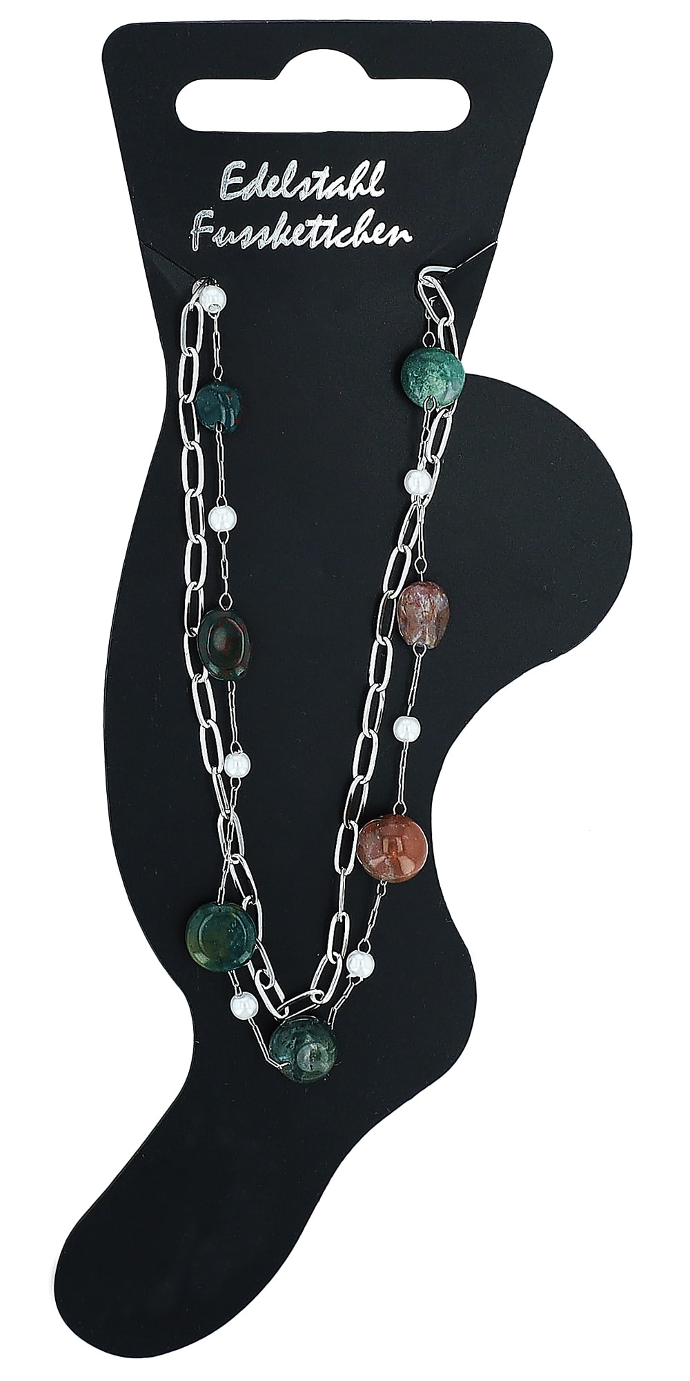 Adelia´s Fußkette »Damen Fußkettchen – aus Edelstahl« Zum Verschenken – ideal zum Geburtstag