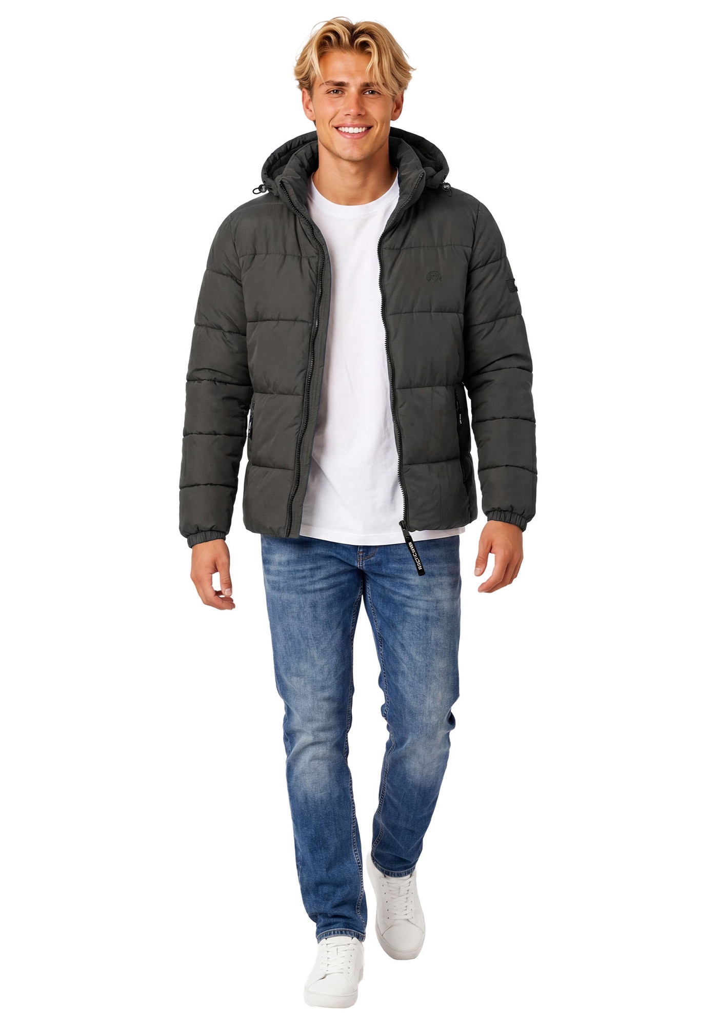 Arctic Seven Winterjacke "ASCreesi" mit warmem Teddyfell und abnehmbarer Kapuze