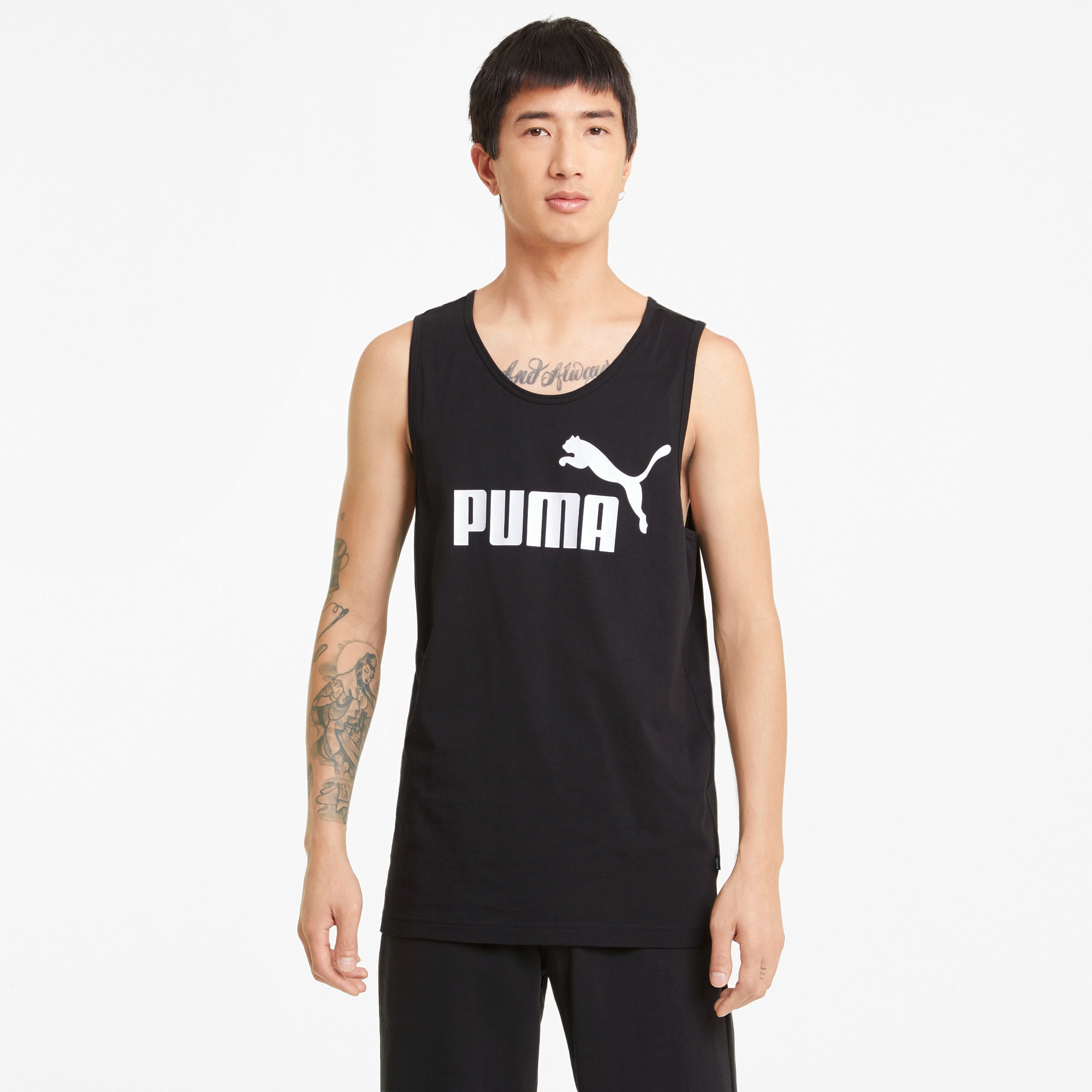 PUMA Tanktop "ESS TANK" Regular Fit, sportlicher Stil, Rundhalsausschnitt, günstig online kaufen