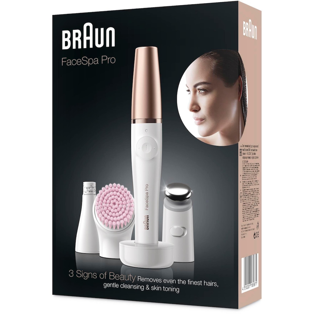 Braun Epilierer »FaceSpa Pro 912«, 1 St. Aufsätze