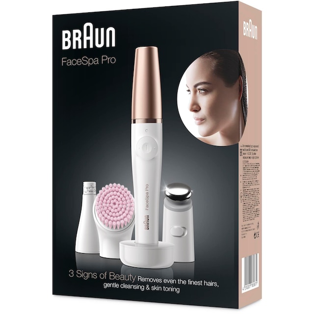 Braun Epilierer »FaceSpa Pro 912«, 1 St. Aufsätze, mit 3 Extras online  kaufen | BAUR