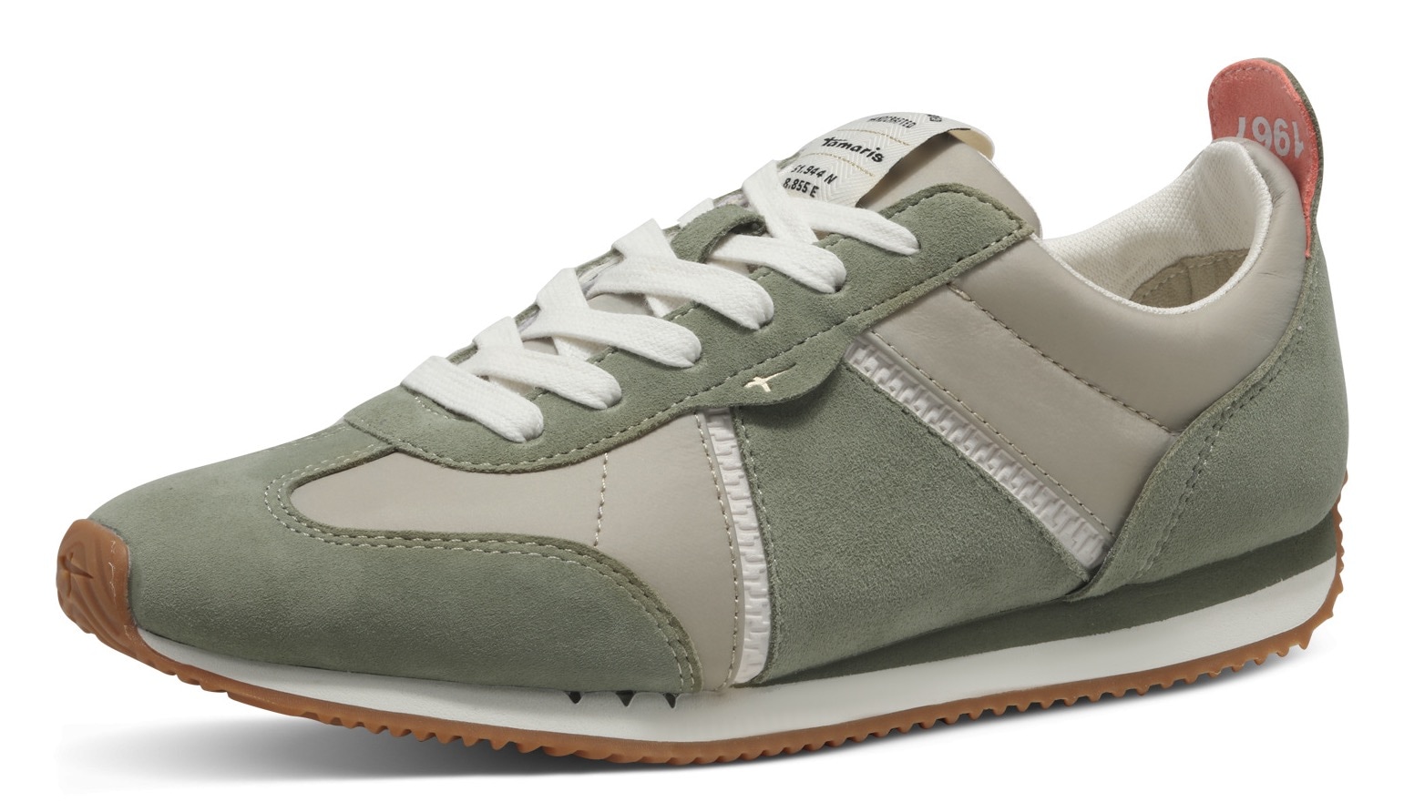 Tamaris Sneaker, Freizeitschuh, Halbschuh, Schnürschuh mit Logoaufnäher günstig online kaufen