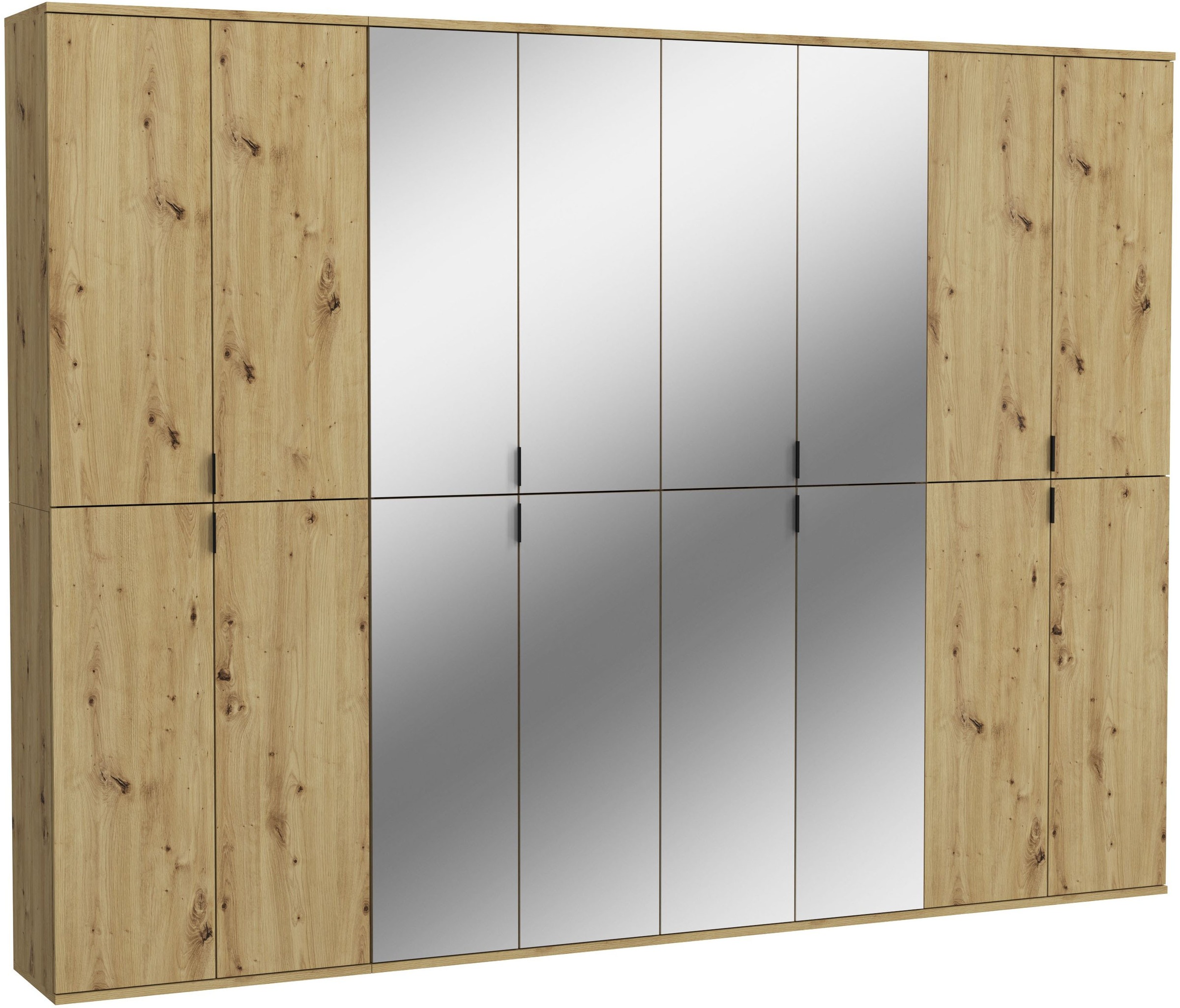 Home affaire Garderoben-Set "Trondheim, Breite 244 cm, best. aus 4 Schränke günstig online kaufen