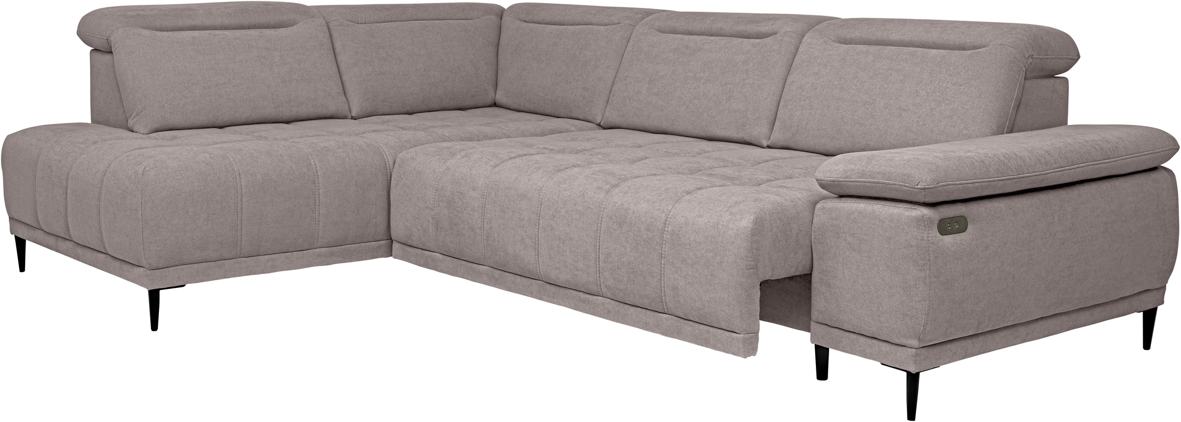 WERK2 Focus-L Electric L-Shape Sectional Sofa with Extendable Seat Depth 6
