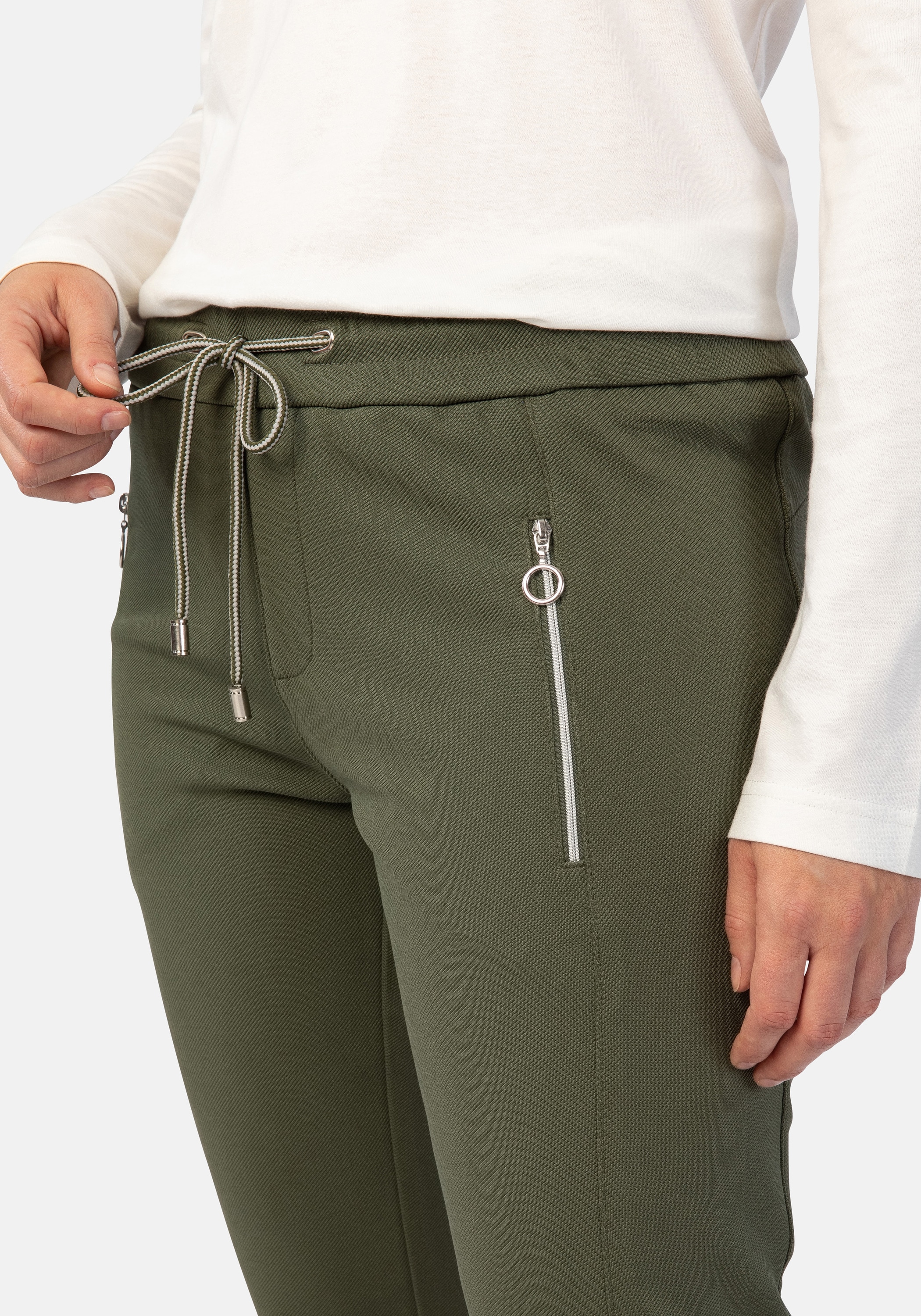STOOKER WOMEN Jogg Pants »Easy Fit Berlin Colour«, Tapered Fit Casual Stretch Mit Gummibund für Damen