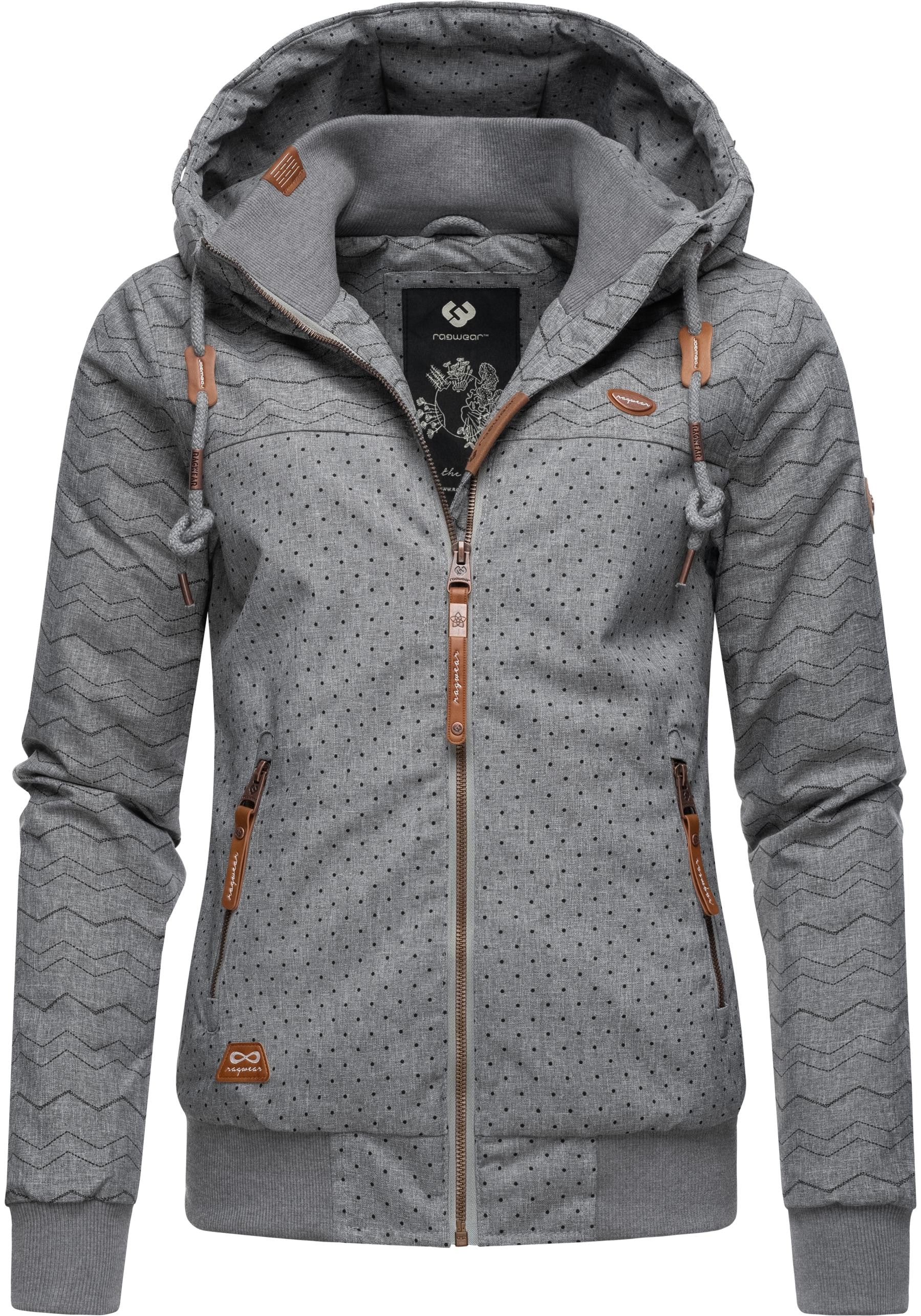 Ragwear Winterjacke "Nuggie Zig Zag Intl." mitKapuze stylische Damen Freize günstig online kaufen