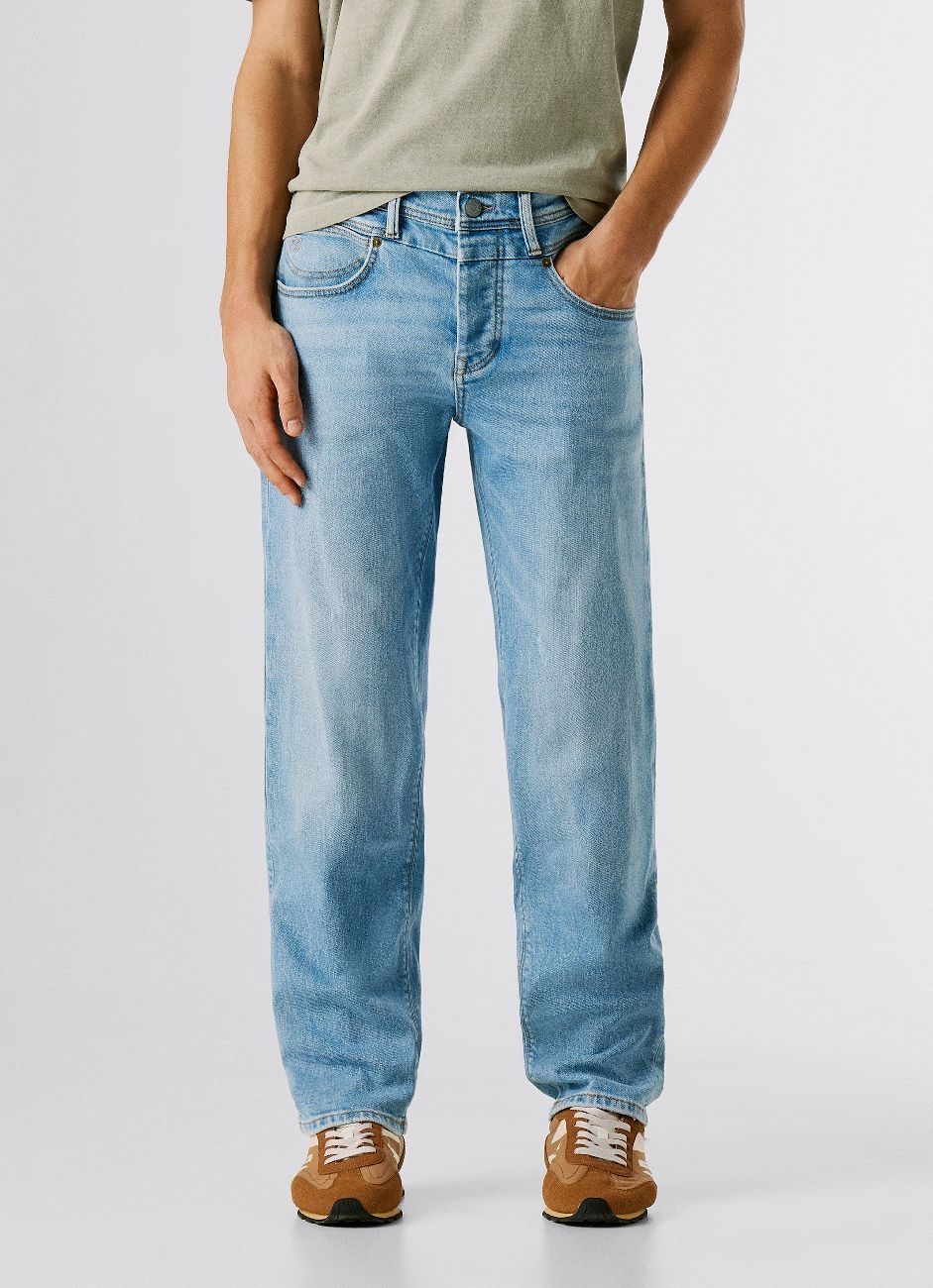 Pepe Jeans Straight-Jeans "COMFORT STRAIGHT DALSTON" aus Baumwoll-Denim mit Stretch-Anteil