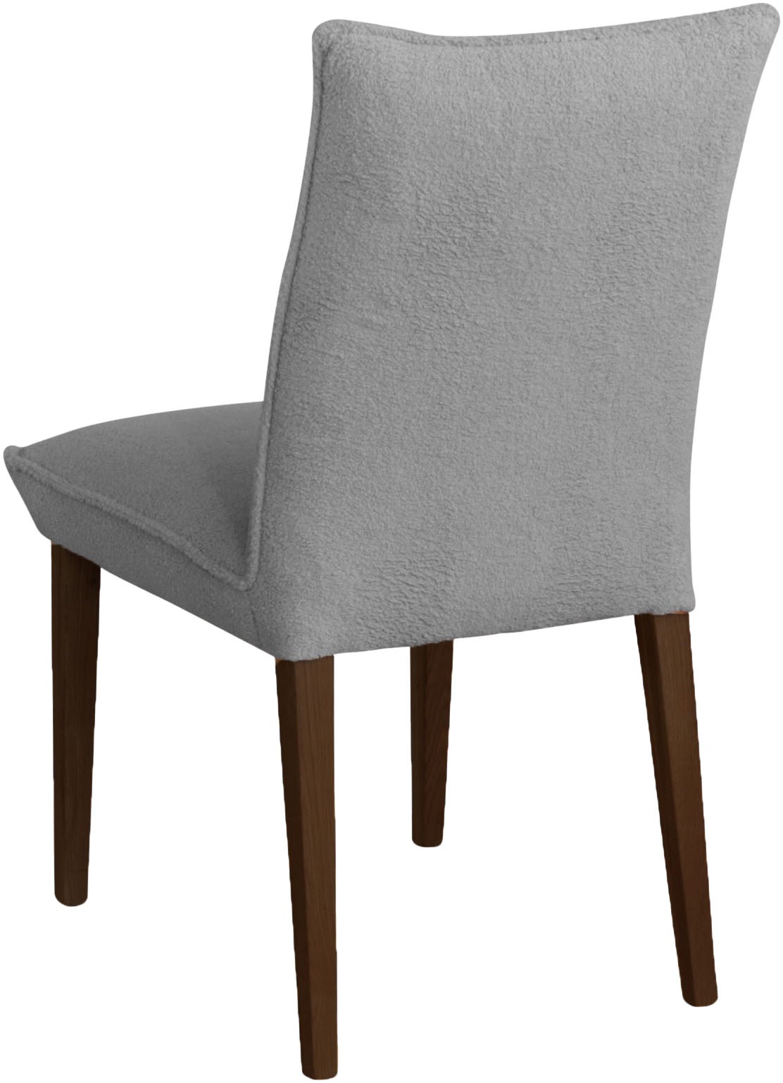 Home affaire 4-Fußstuhl »Atena«, (Set), 2 St., Luxus-Microfaser Teddyoptik, Gestell aus Massivholz Buche, Bezug Teddyoptik