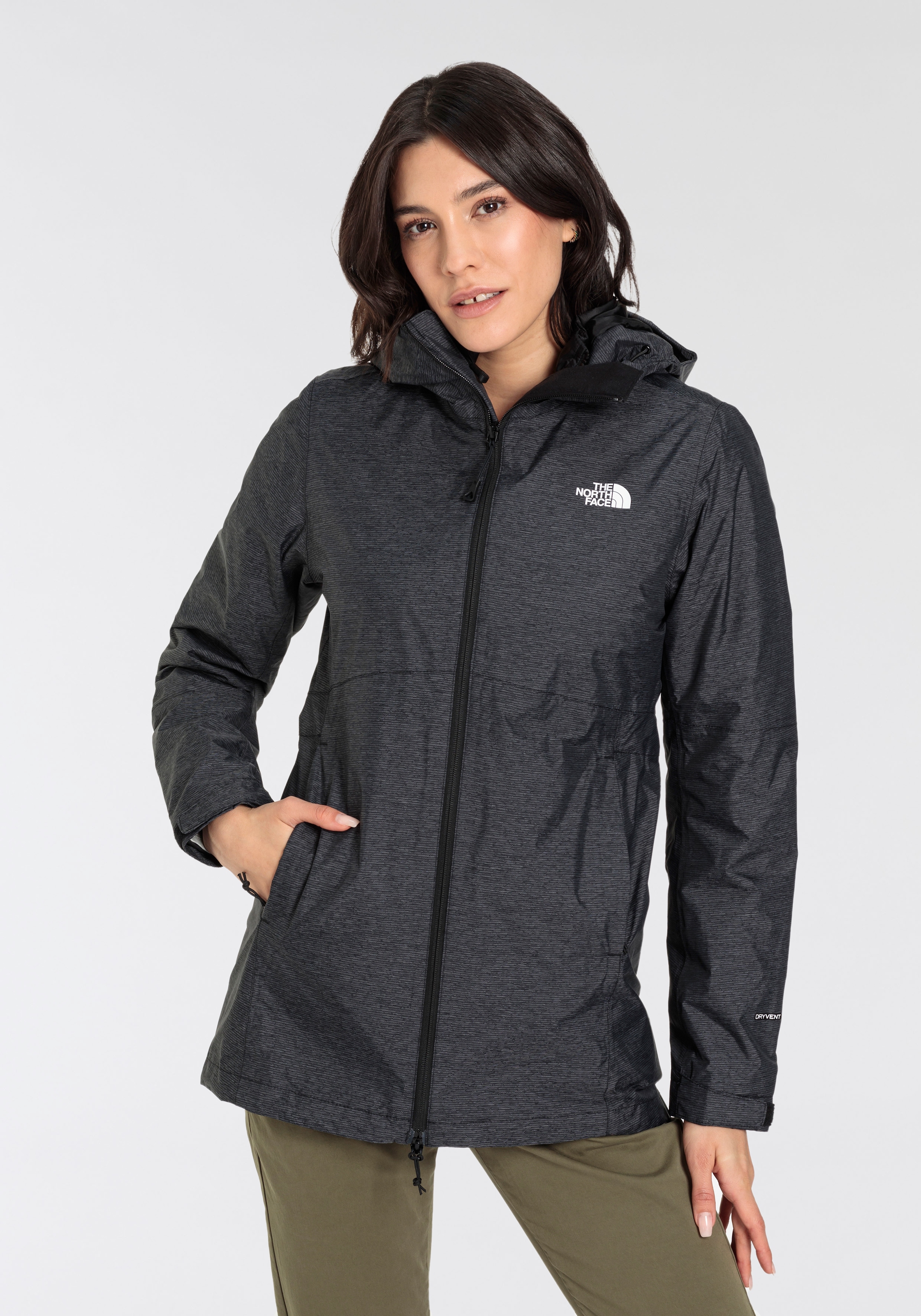 The North Face 3-in-1-Funktionsjacke "HIKESTELLER TRICLIMATE", ohne Kapuze, Winddicht & Atmungsaktiv & Wasserdicht