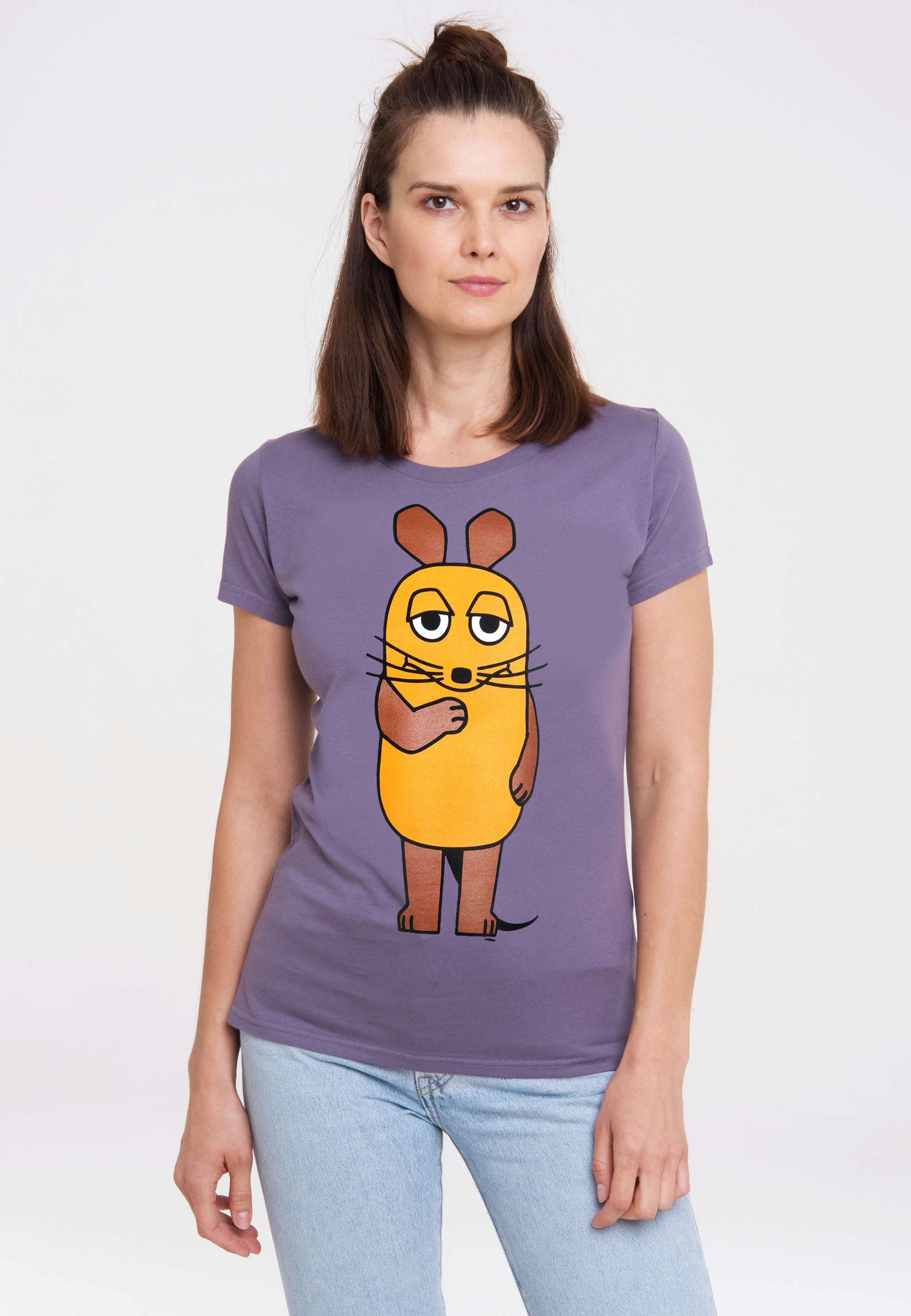 T-Shirt »Sendung mit der Maus«, mit coolem Maus-Print