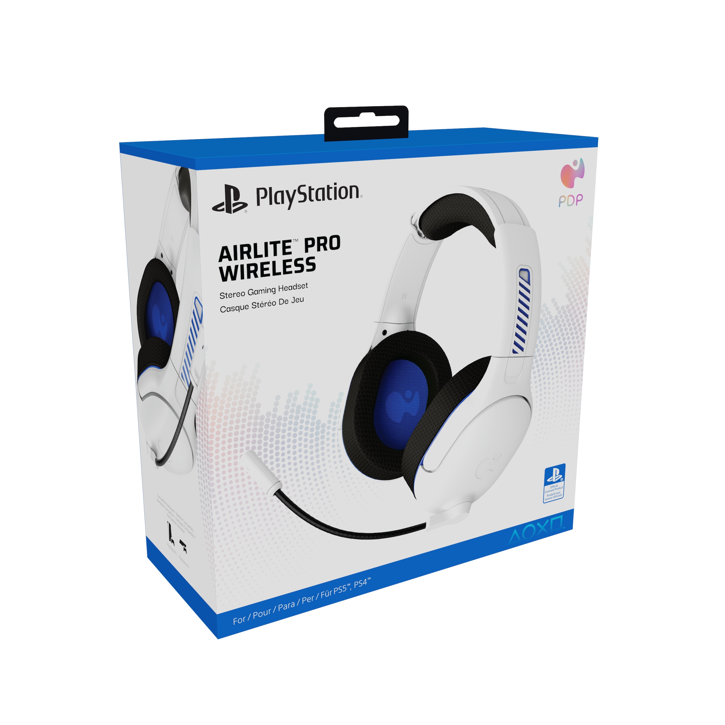 PDP - Performance Designed Products Kopfhörer »PDP Headset Airlite Wireless weiß Playstation 4/5«