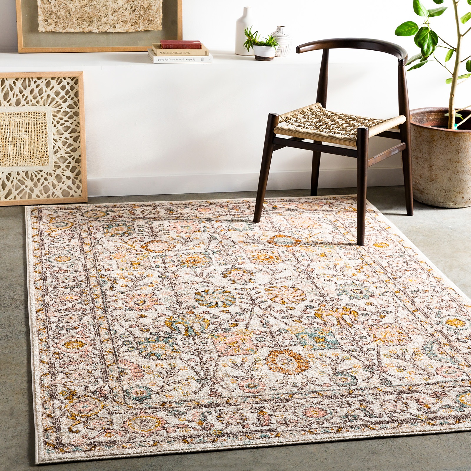 Teppich LIVABLISS "WICKLOW", rosa, B:160cm H:13mm L:213cm, Polypropylen, Teppiche, Teppich