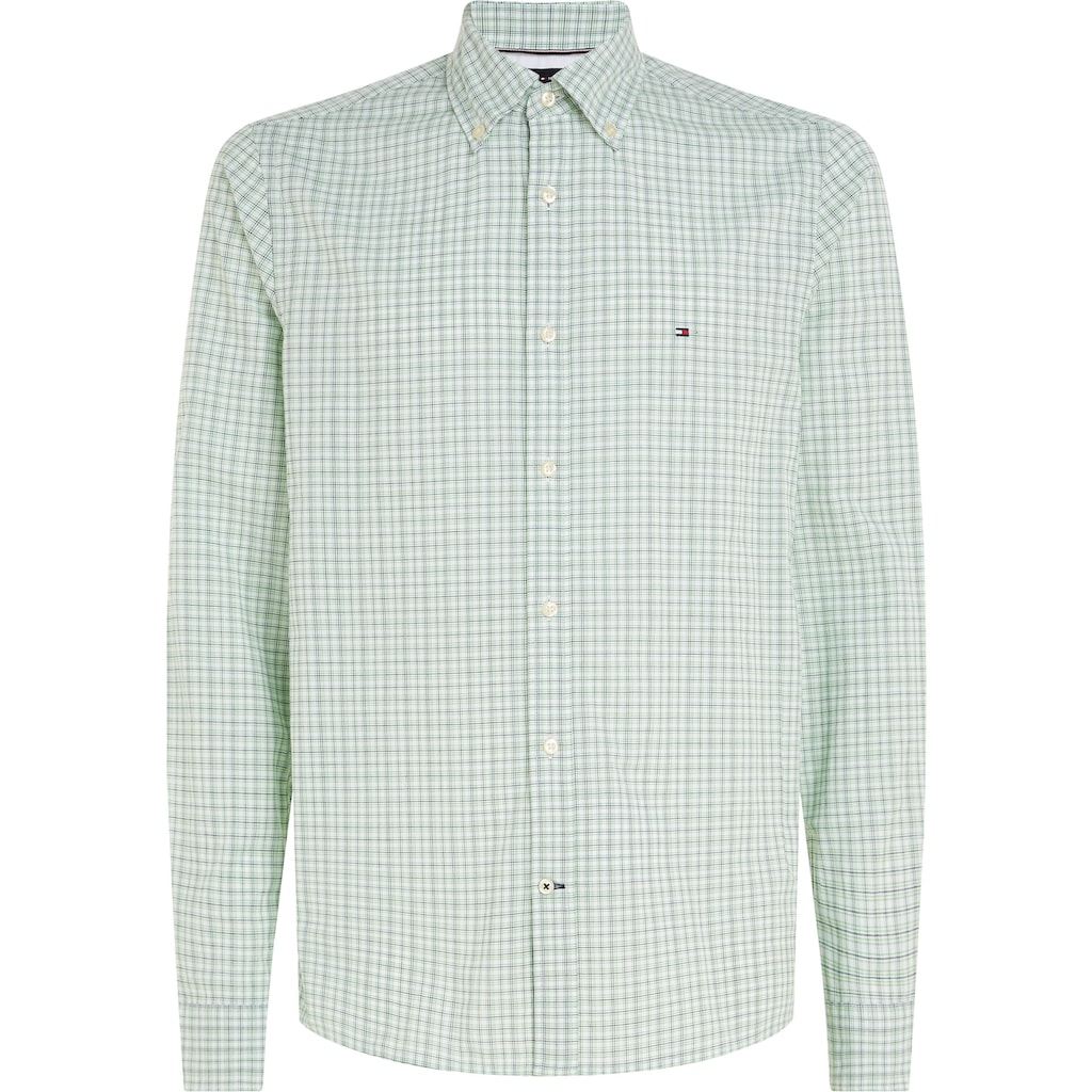 Tommy Hilfiger Langarmhemd »NATURAL SOFT GRID CHK SF SHIRT«