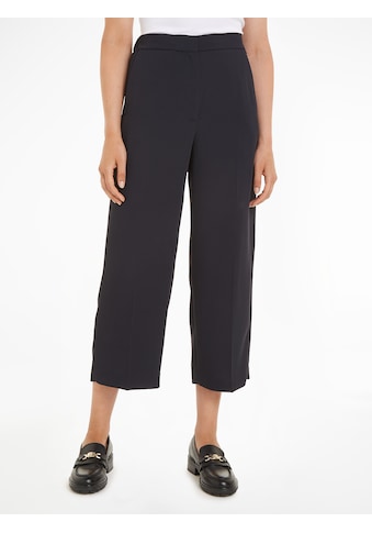 Bügelfaltenhose »FLUID TWILL WIDE LEG CROP«