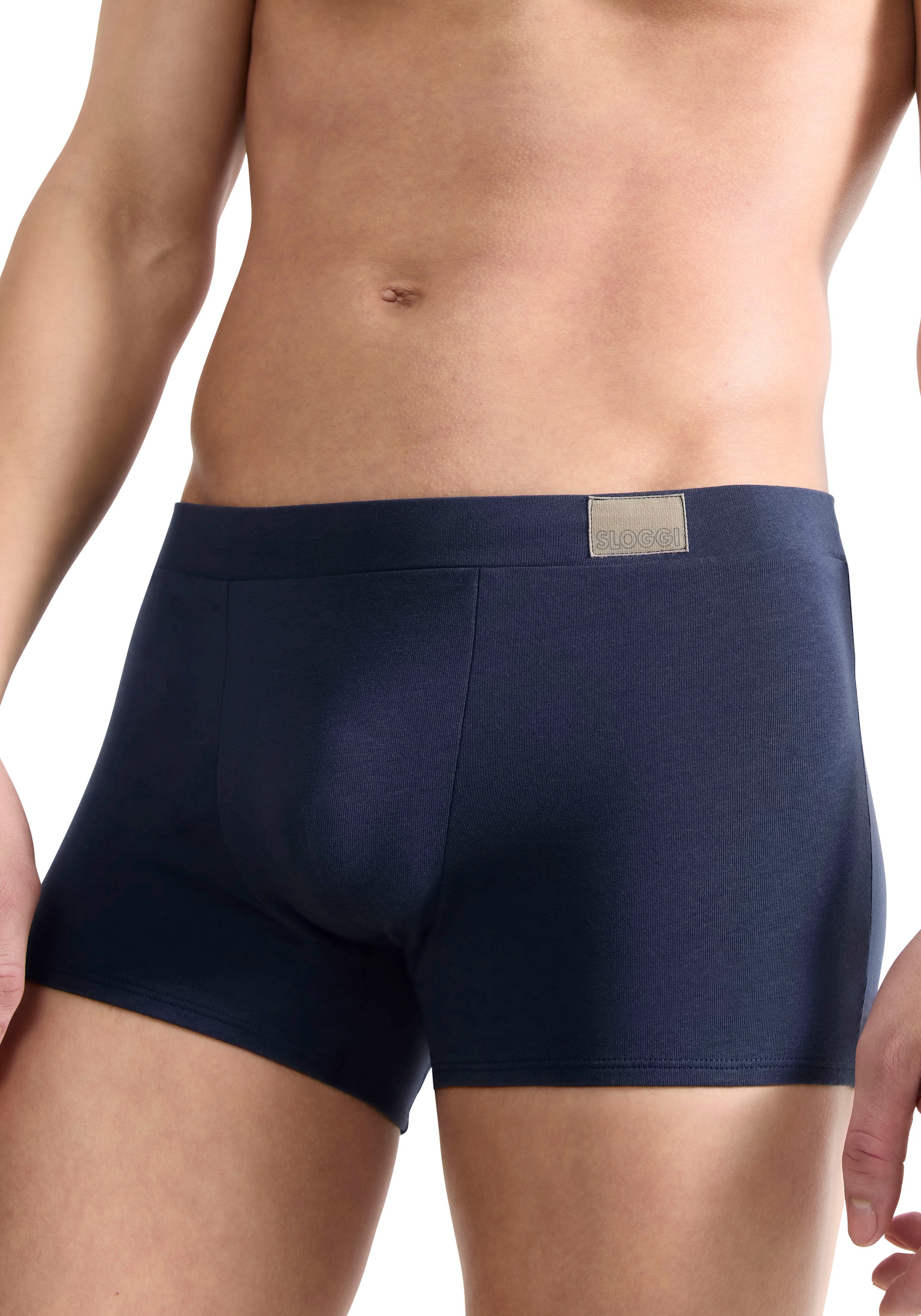 sloggi Hipster »Men GO Natural« Lässig, bequeme Basics, Baumwollmix, Soft-Bund, elastisch, weich