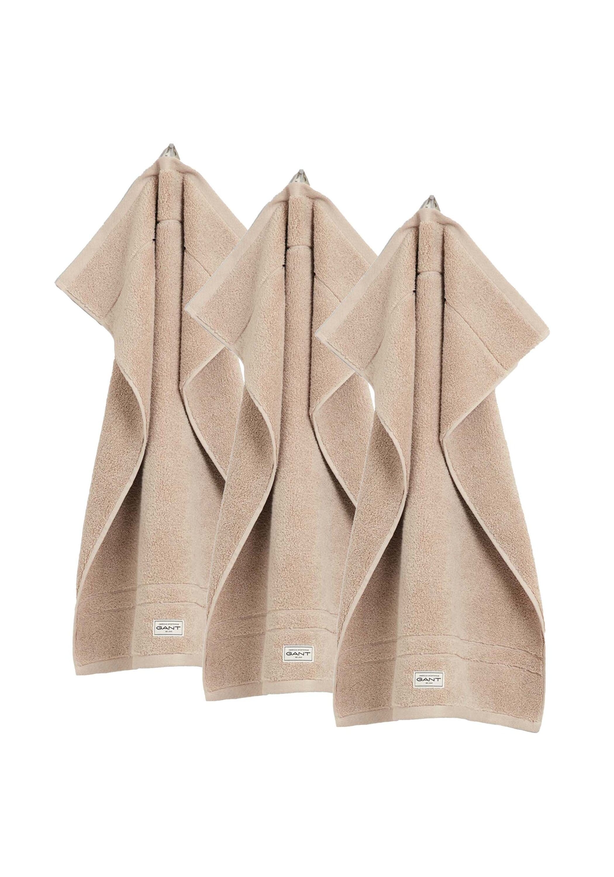 Gant Gästehandtuch "Gästetuch Premium Towel 3er Pack"