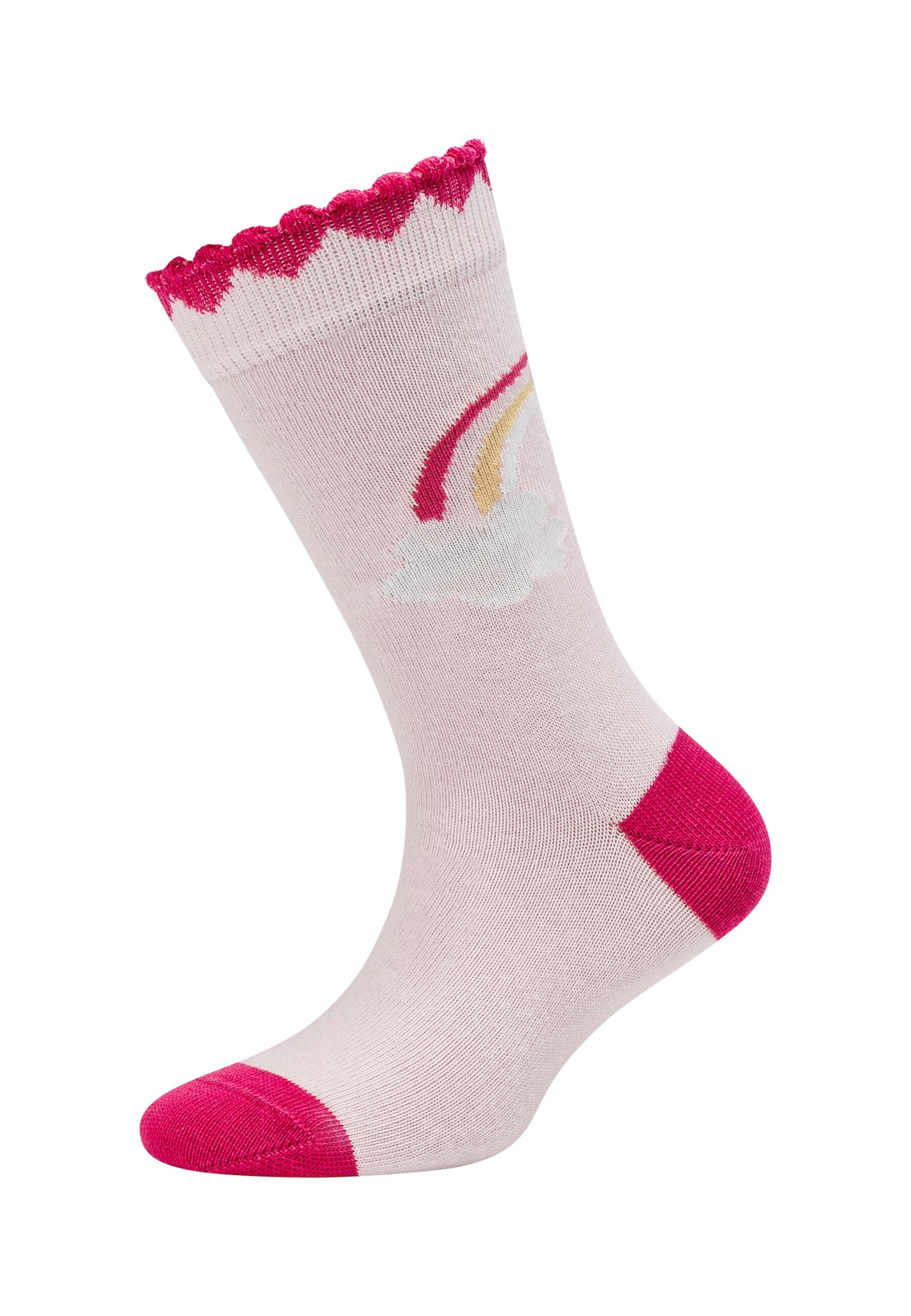 Camano Socken »Kindersocken ca-soft 8er Pack«, 8er Pack Ohne drückenden Gummibund, Aus OCS zertifizierter Baumwolle
