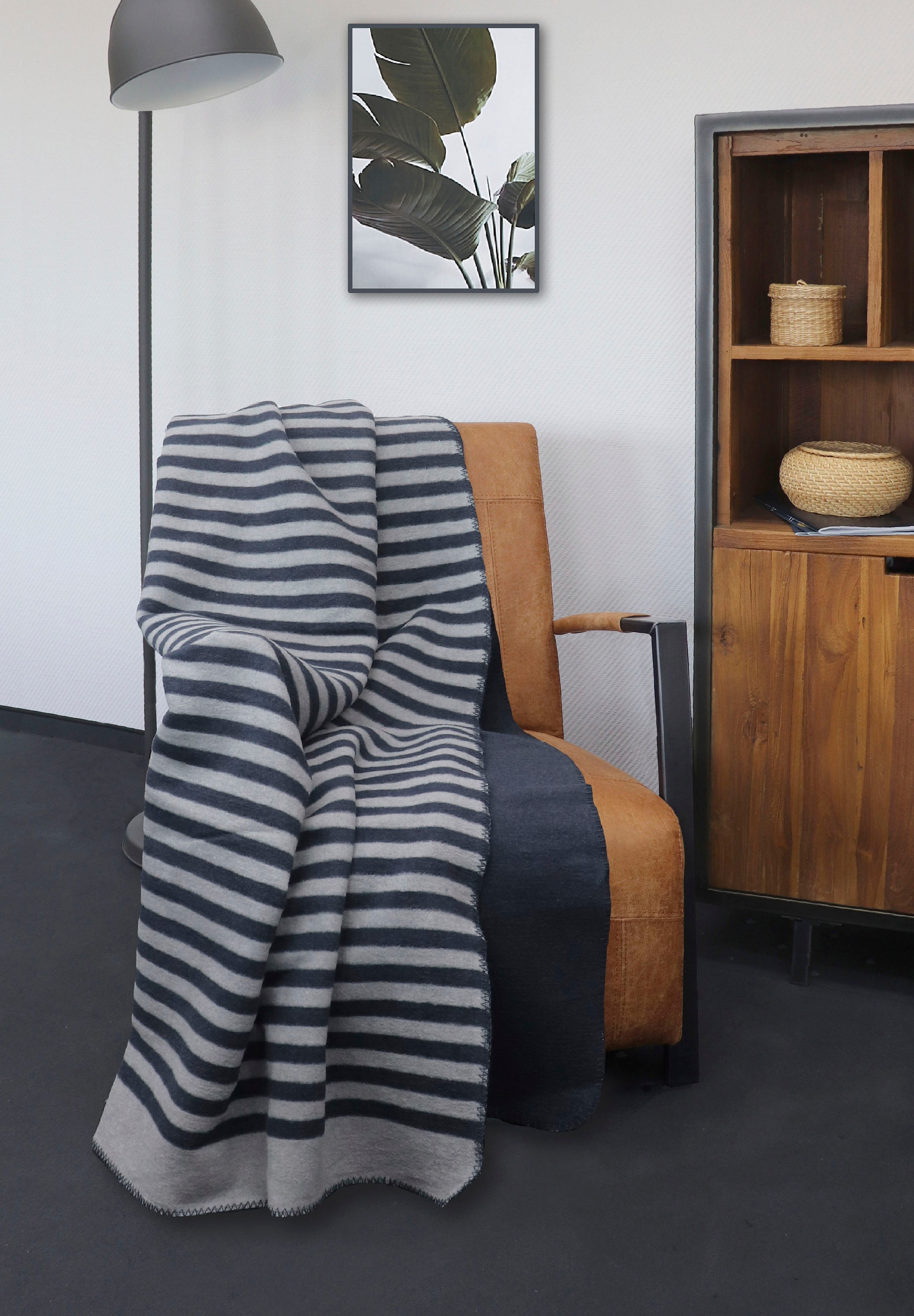 Biberna Wohndecke "Aras" weiche Wohndecke mit Wendefunktion und Melangeopti günstig online kaufen