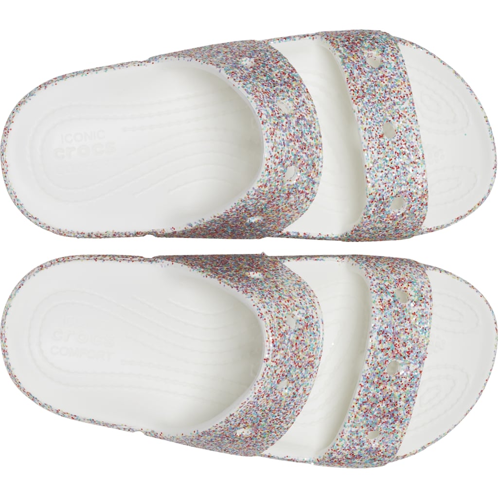 Crocs Pantolette »Classic Sprinkle Glitter Sandal K«