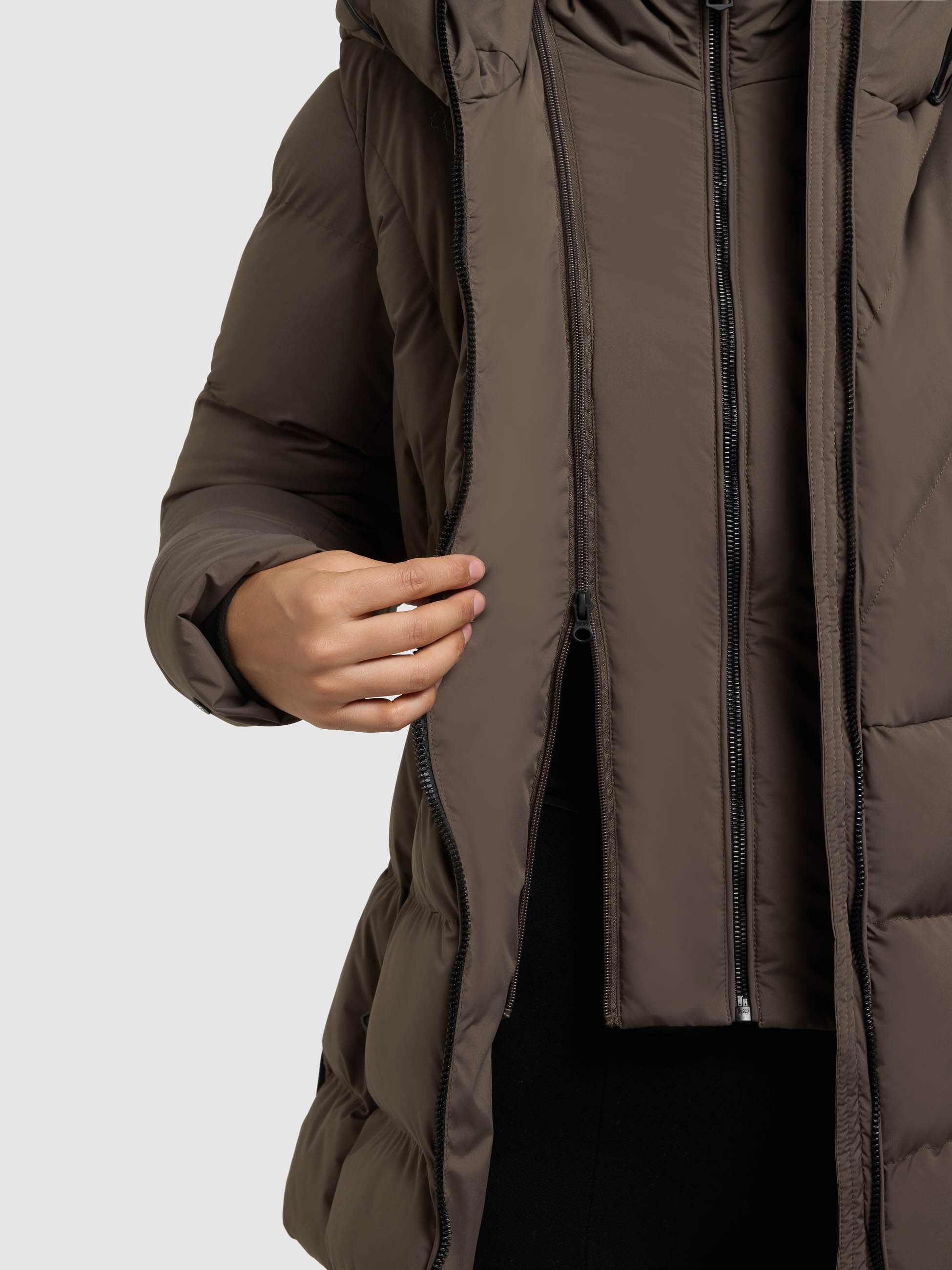 khujo Steppjacke »RABB« mit Kapuze