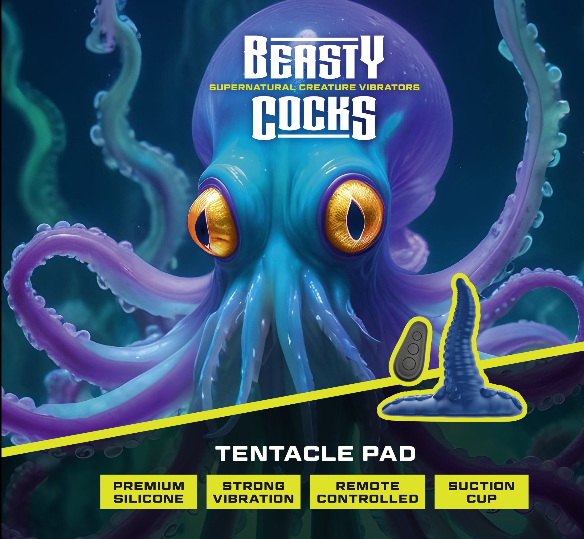 You2Toys Vibrator »Aufsitzvibrator Tentacle Pad«