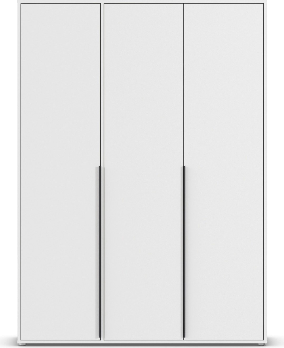 rauch Drehtürenschrank »Kleiderschrank Schrank Garderobe Wäscheschrank NAGATA viel Stauraum«, (in 3 verschiedenen Ausstattungen BASIC/CLASSIC/PREMIUM), mit modernen Stangengriffen in Graumetallic TOPSELLER MADE IN GERMANY