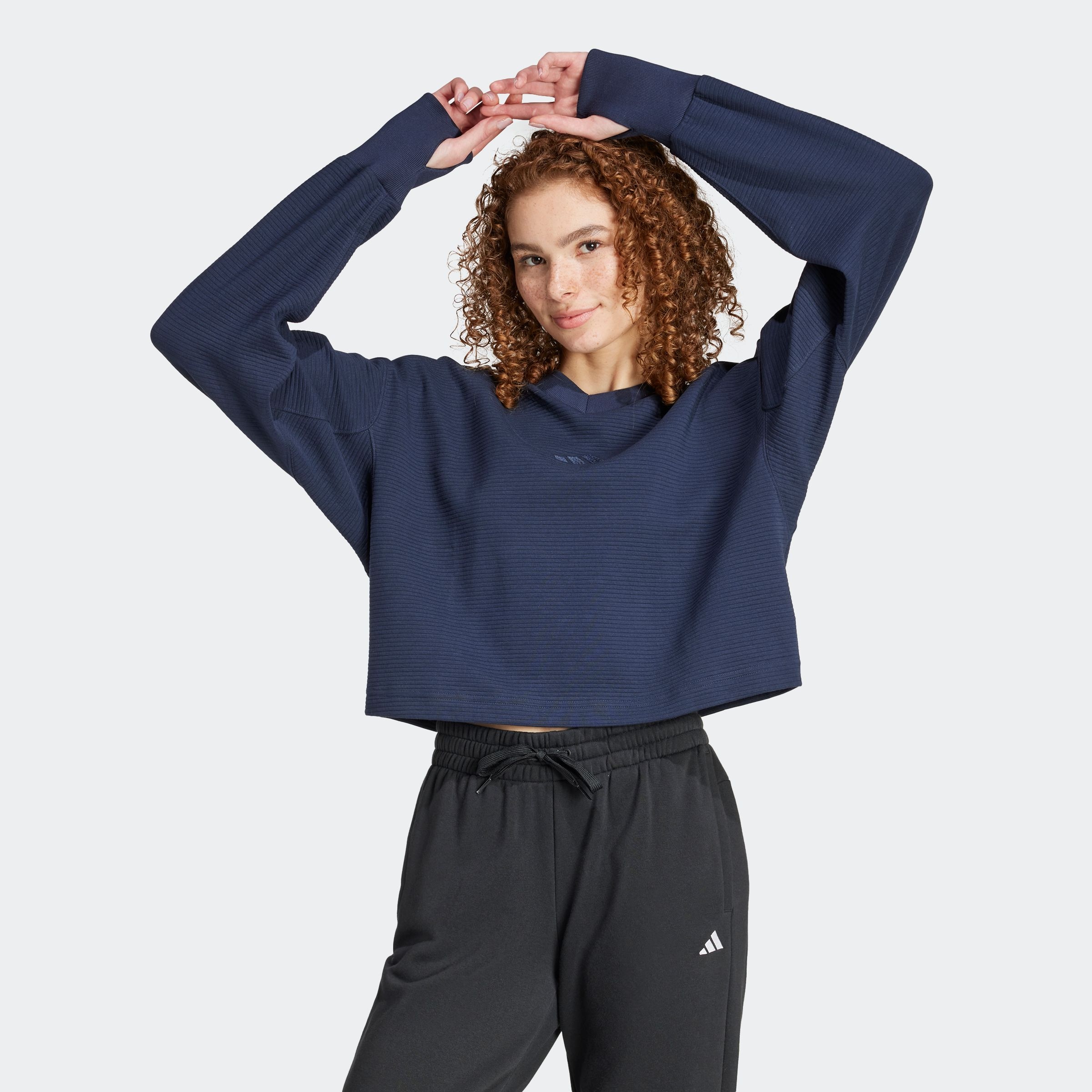 adidas Sportswear Sweatshirt "ALL SZN RIBBED V-NECK" günstig online kaufen