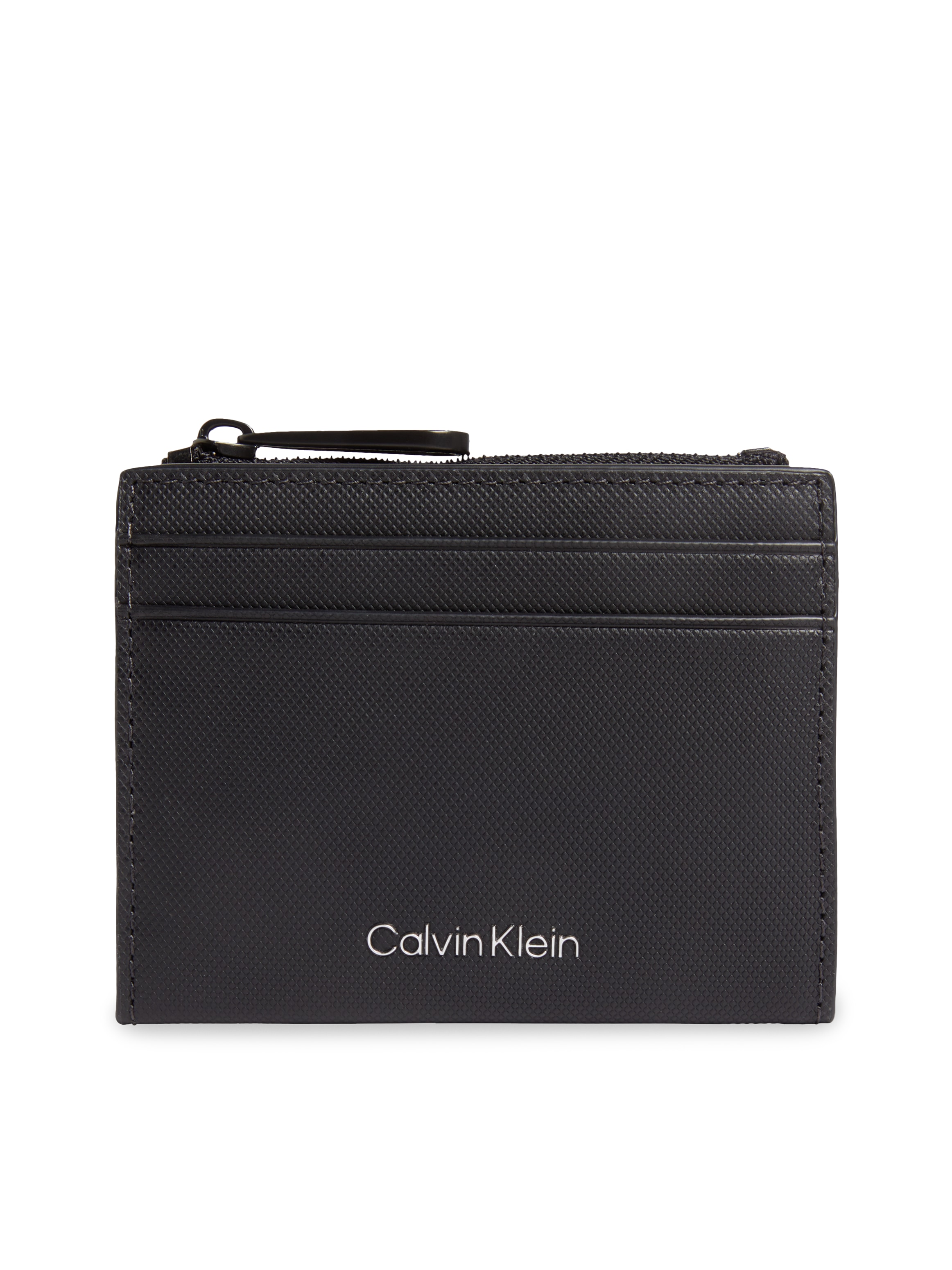 Calvin Klein Kartenetui »CK MUST CARDHOLDER«, Slim Wallet Herren, Mini Geldbörse mit Logo-Schriftzug