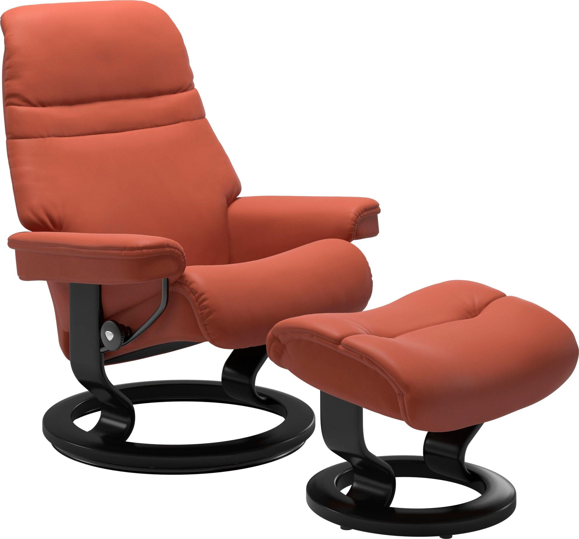 Stressless Fußhocker "Sunrise", mit Classic Base, Gestell Schwarz