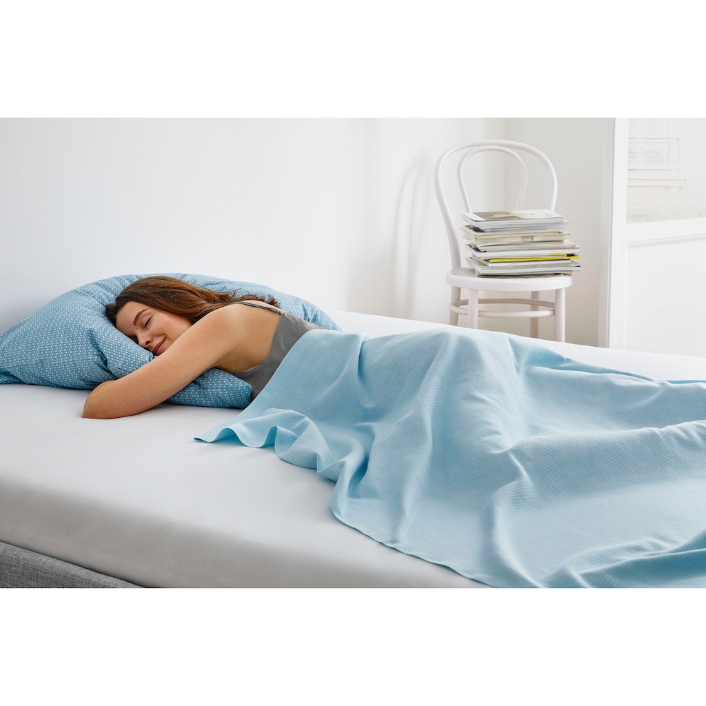 Primera Bettwäsche »Summer-Set in Gr. 150x200 cm«, (2 tlg.), Bettwäsche aus Baumwolle, atmungsaktive Bettwäsche mit Reißverschluss