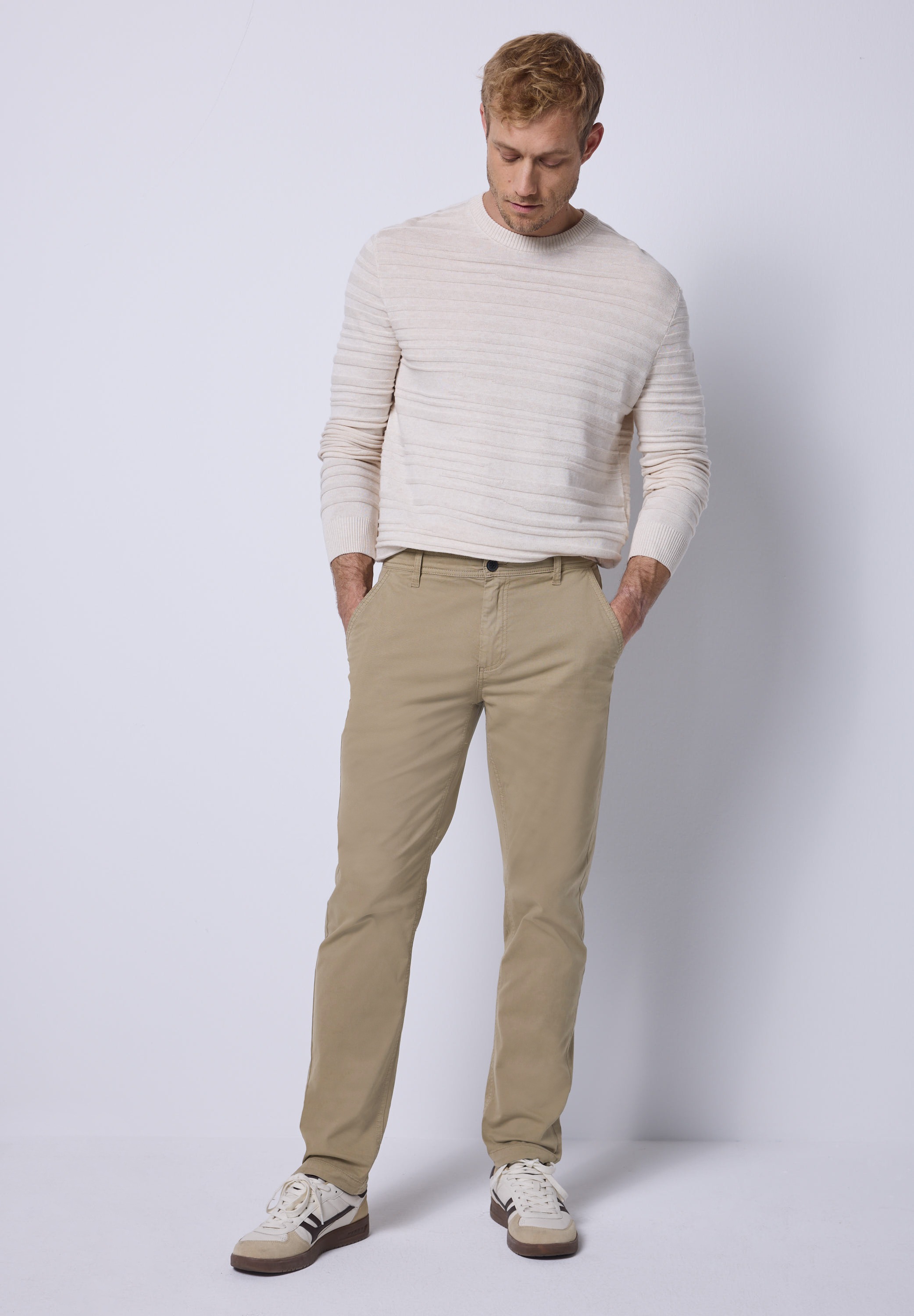 Thumbnail - STREET ONE MEN Chinohose aus Baumwolle mit Stretchanteil