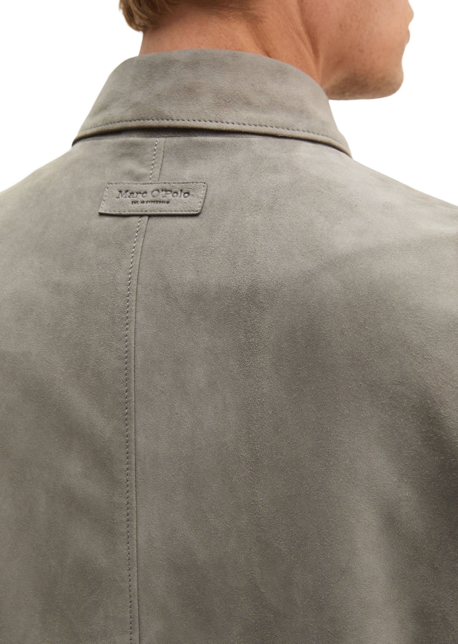 Marc O'Polo Lederjacke »aus weichem Velours-Ziegenleder«