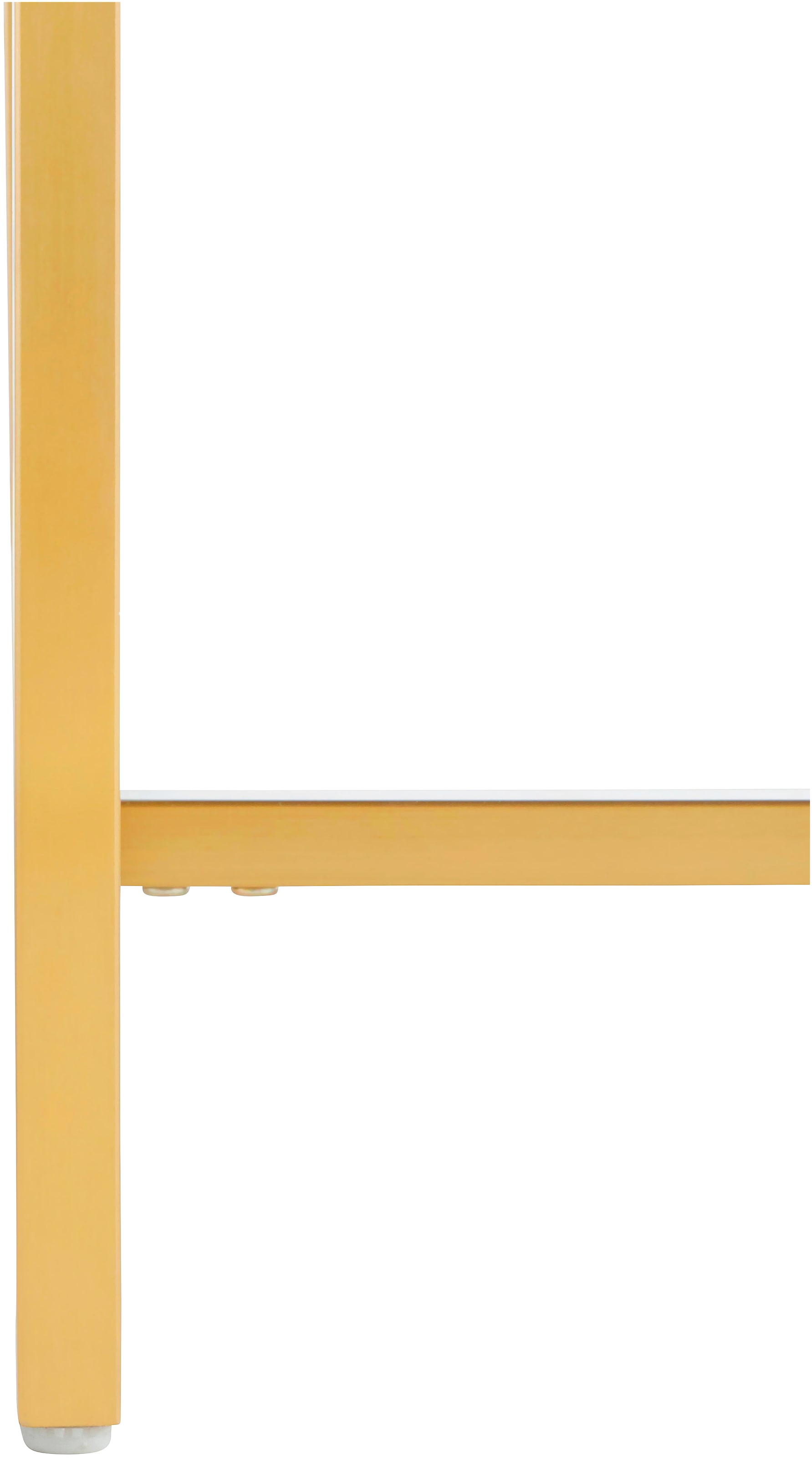 Leonique Sideboard »Rovuma«, in 3D-Optik und goldfarbenem Metallgestell