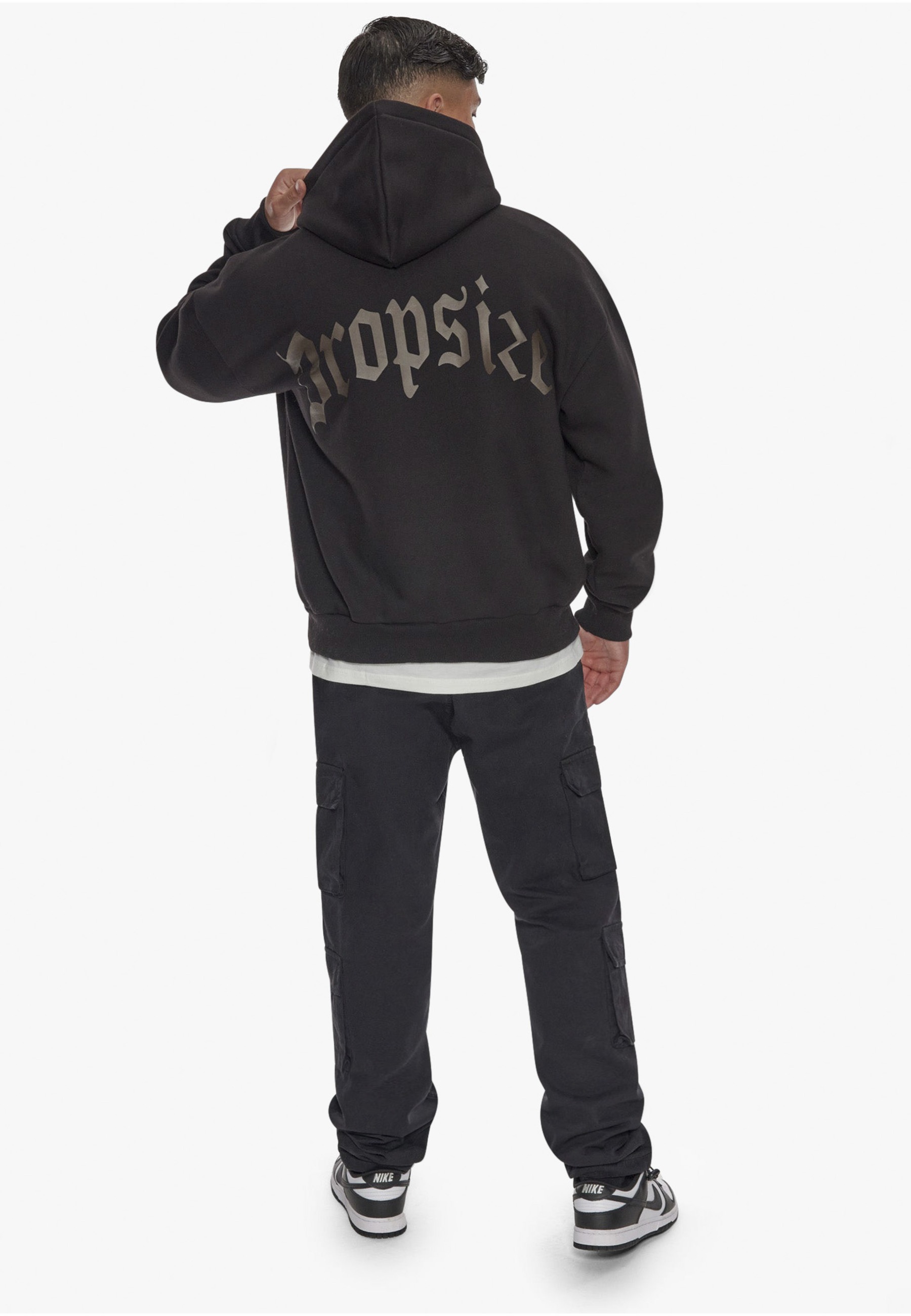 Dropsize Kapuzensweatshirt »Dropsize Herren Heavy Backlogo Hoodie«, 1
