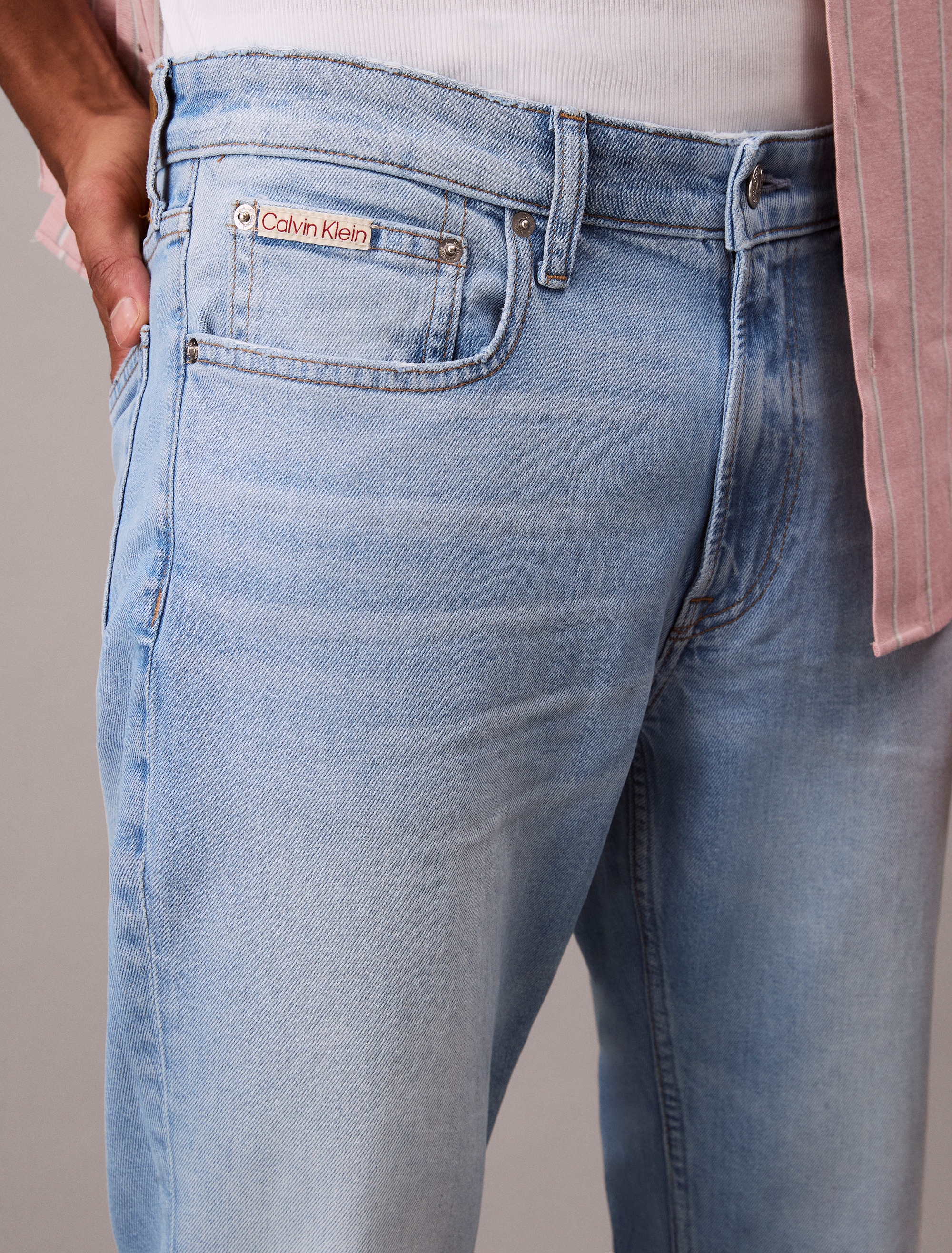 Calvin Klein Jeans Slim-fit-Jeans »SLIM JEAN REGEN«, Mit Gürtelschlaufen