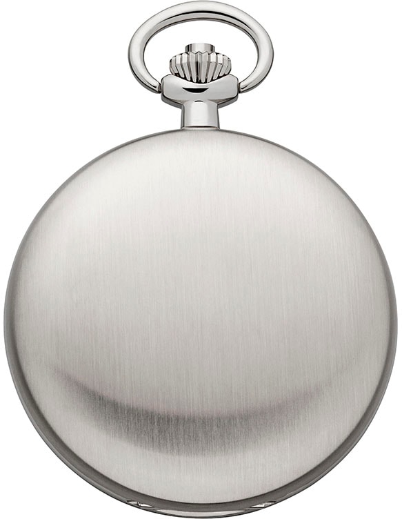 Regent Taschenuhr »P751«, (Set, 2 tlg., mit Kette), Quarzuhr, Herrenuhr, Datum, Acrylglas