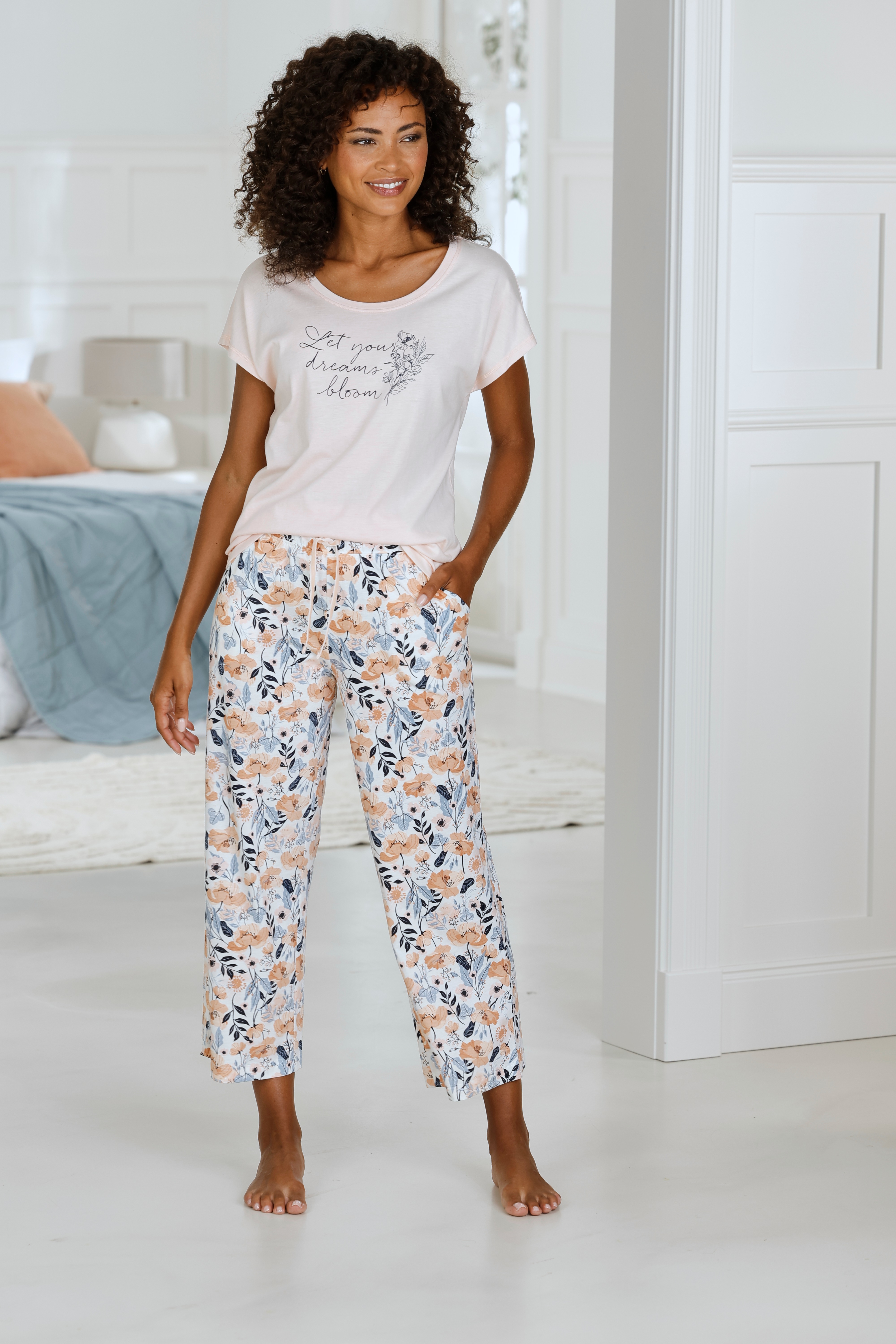 Thumbnail - Vivance Dreams Pyjamaoberteil, mit Frontdruck