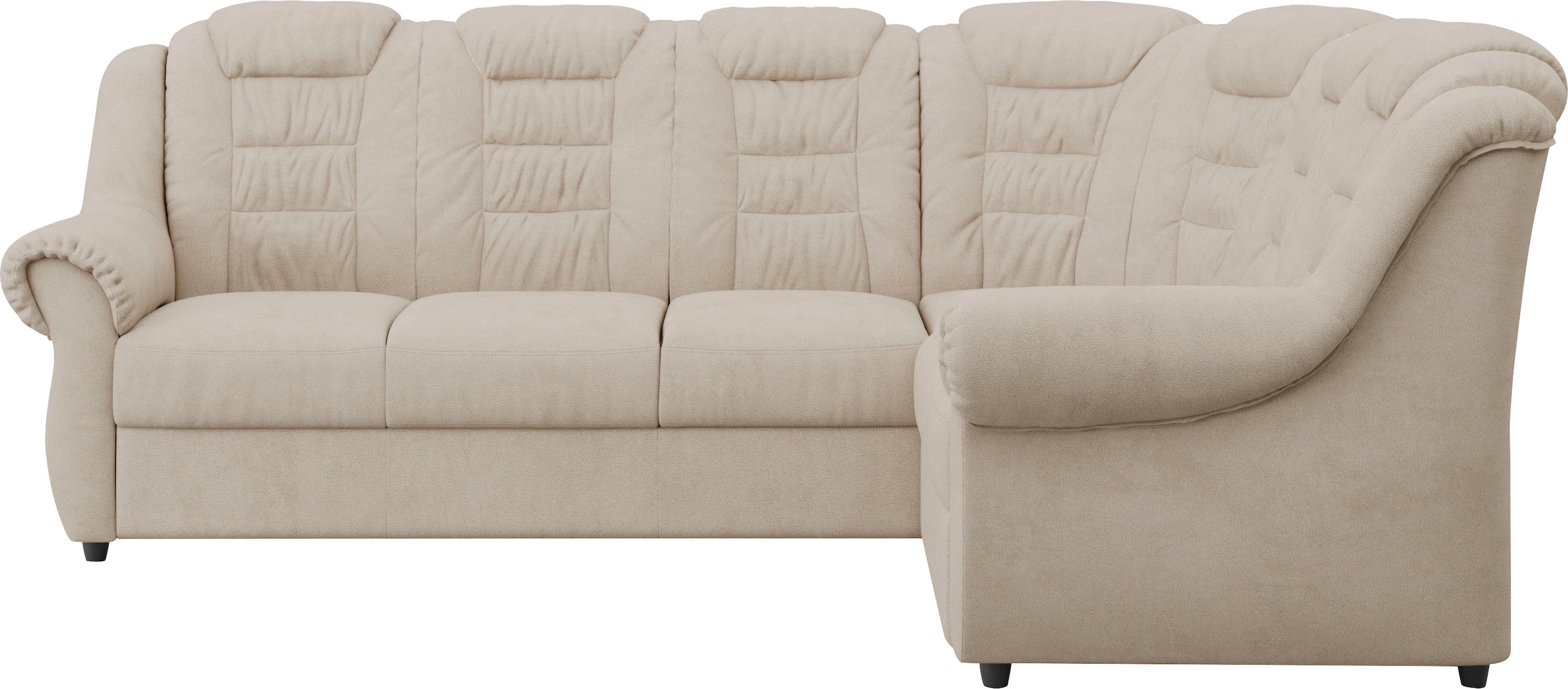 OTTO home Ecksofa "Boston L-Form" mit hoher Rückenlehne, wahlweise mit Schlaffunktion & Stauraum