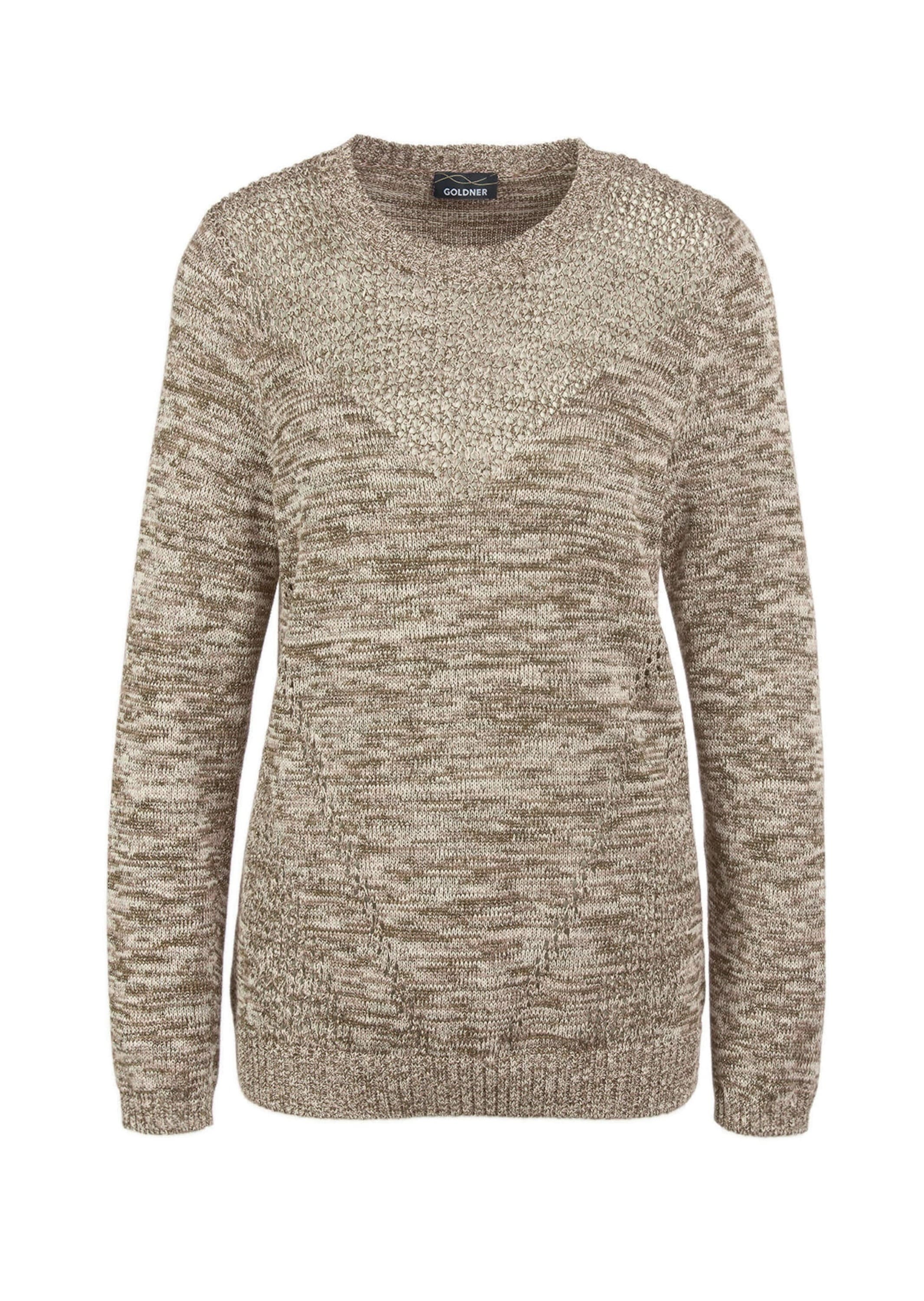 GOLDNER Strickpullover »Pullover mit Glanzgarn«