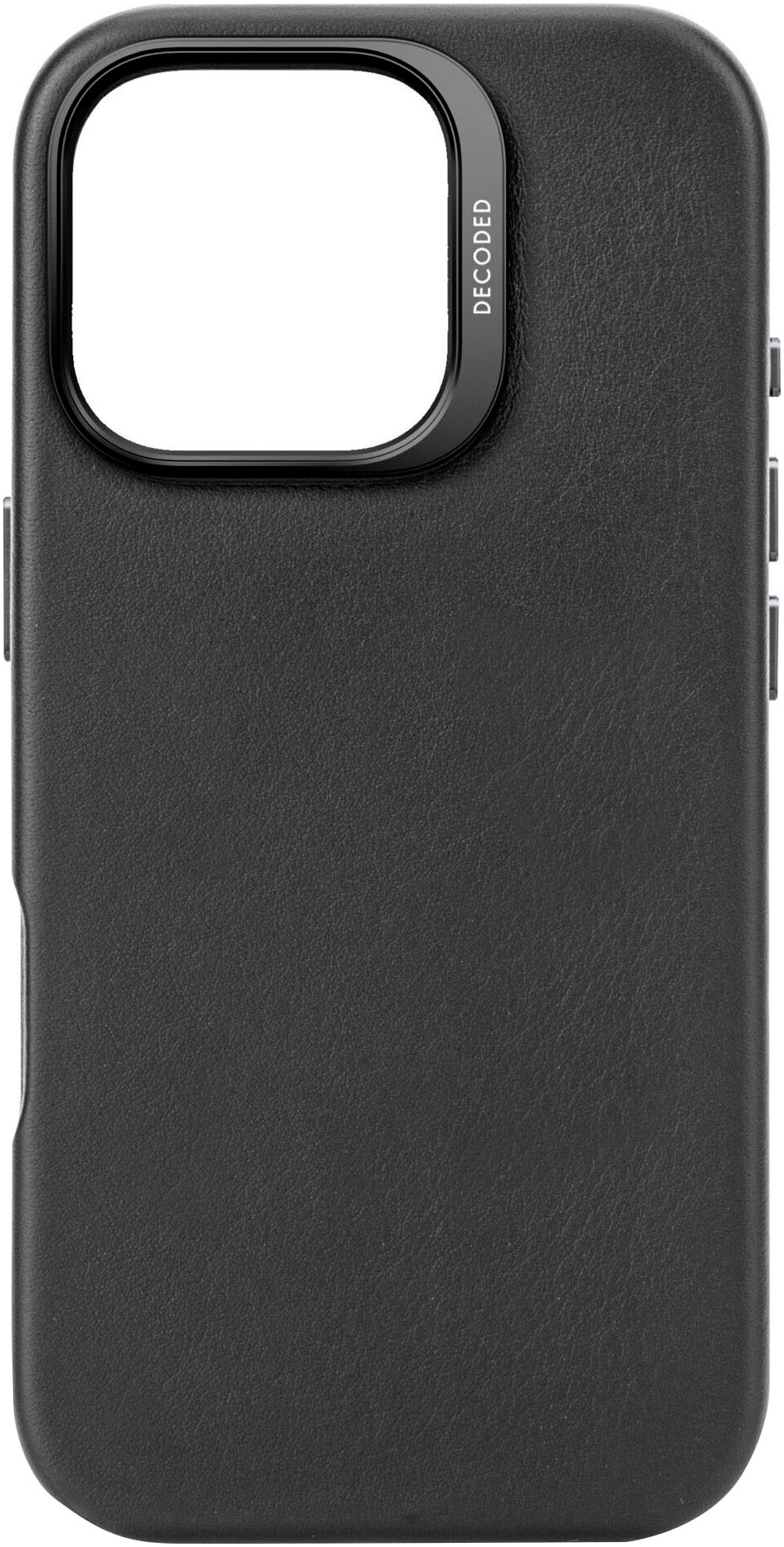 DECODED Smartphone-Hülle »Leather Backcover iPhone 16 Pro«, Smartphones