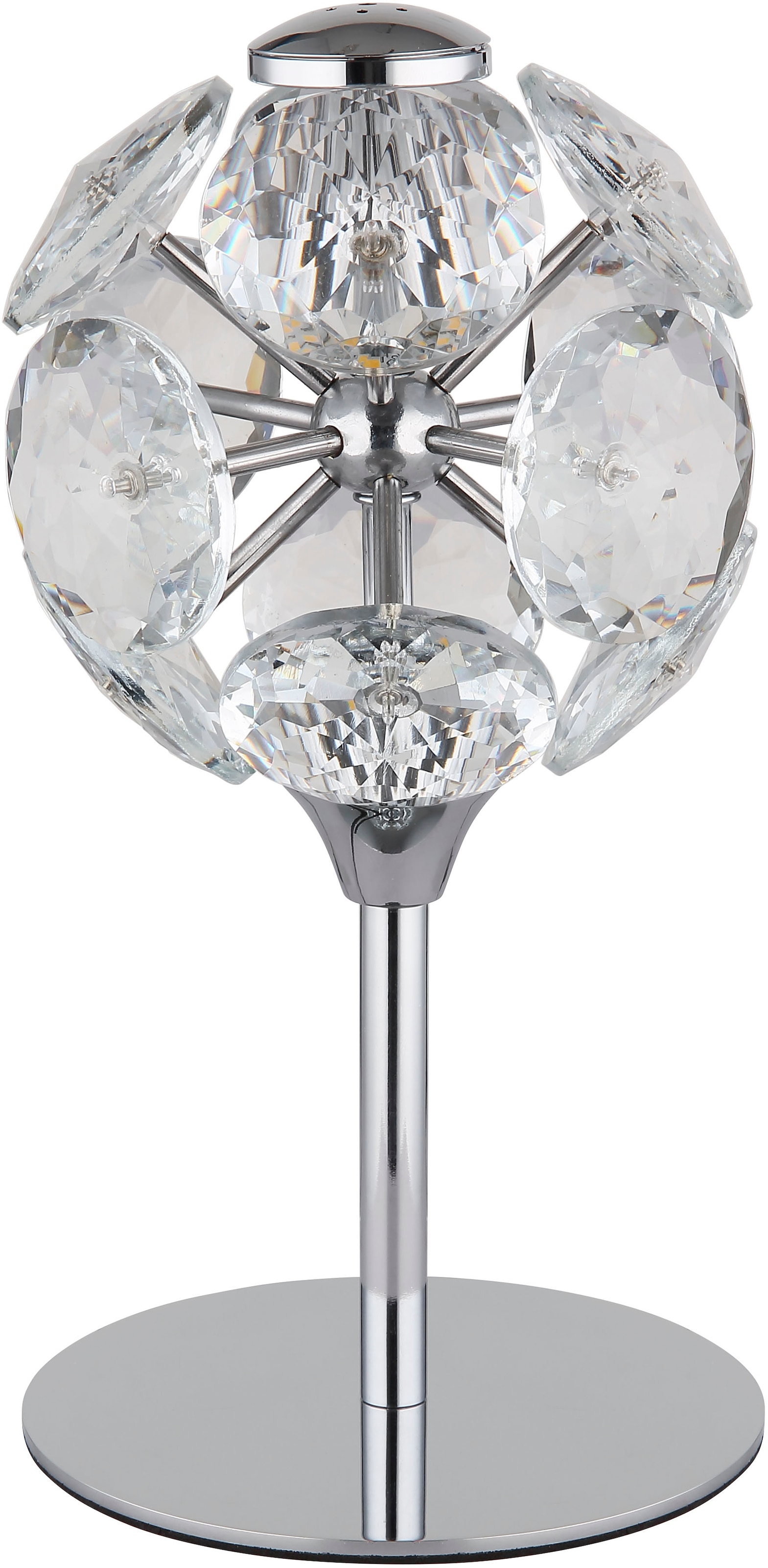 GLOBO LIGHTING Tischleuchte »VIRINA« LED-Modul 1 Stk. Warmweiß Tischlampe Nachttischlampe Deko-Tischleuchte Schlafzimmer