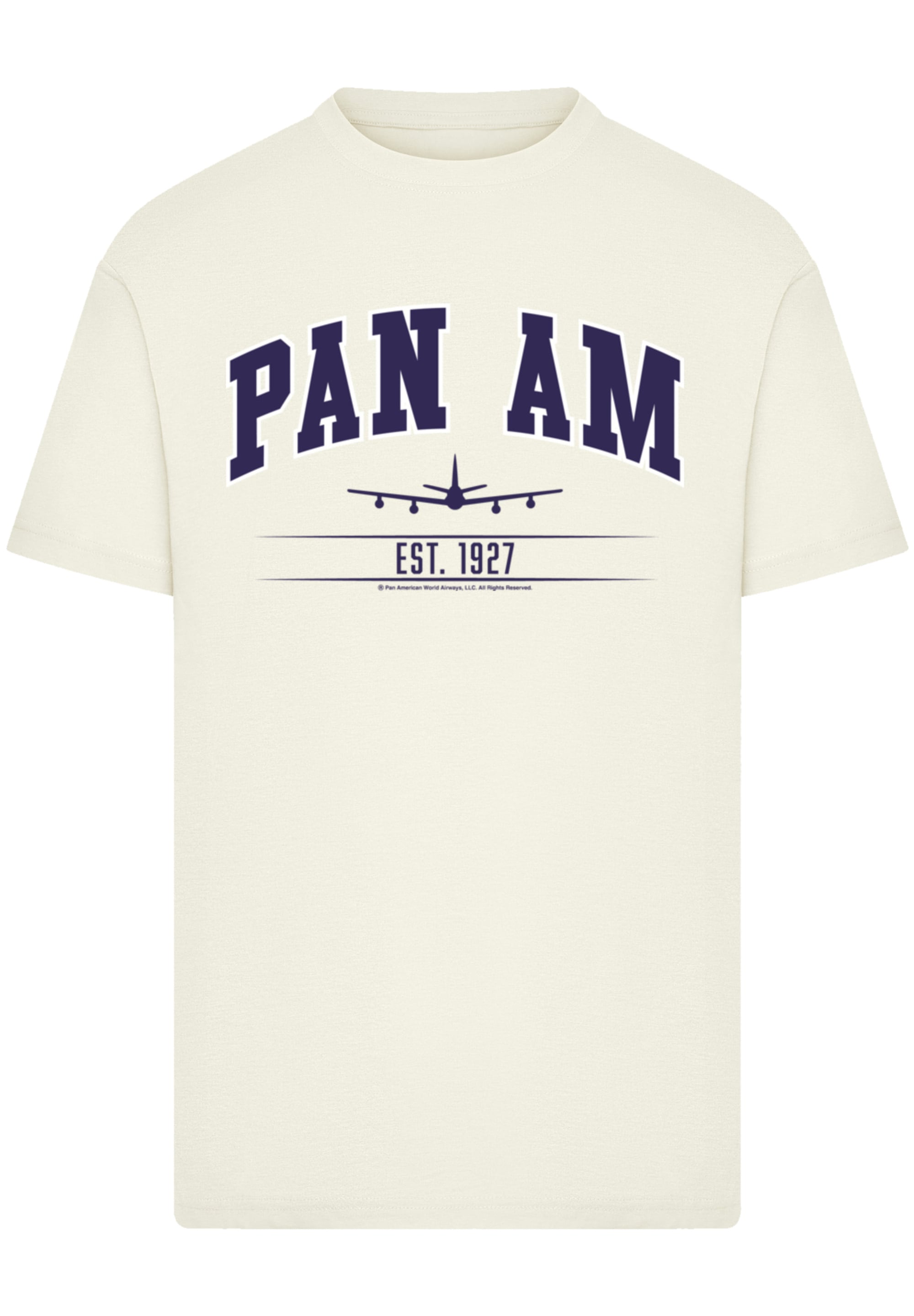 F4NT4STIC T-Shirt »Pan Am College Est 1927«, Premium Qualität